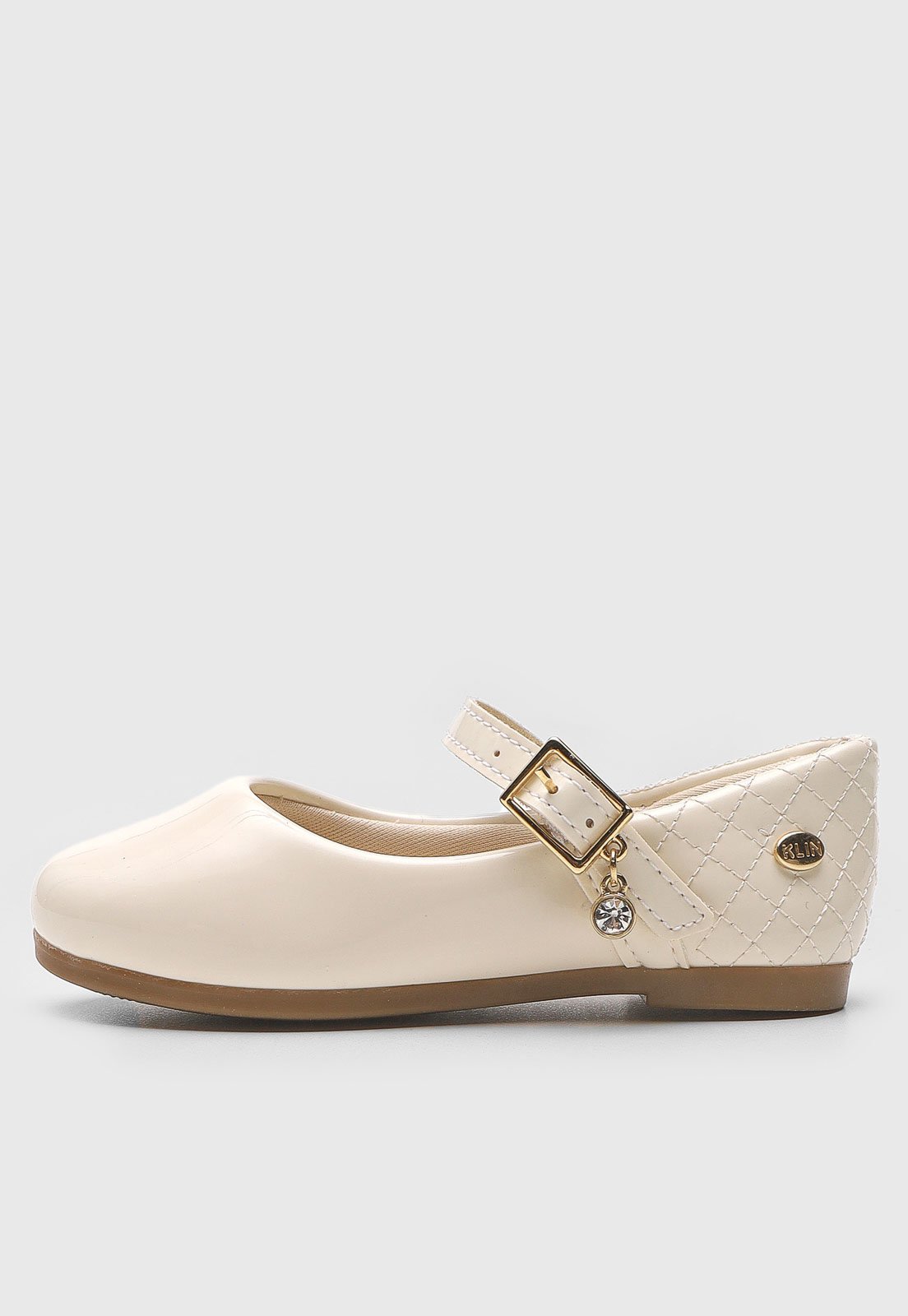 Vista 3 Infantil - Sapatilha Klin Princesa Off-White off-white white Klin off-white white