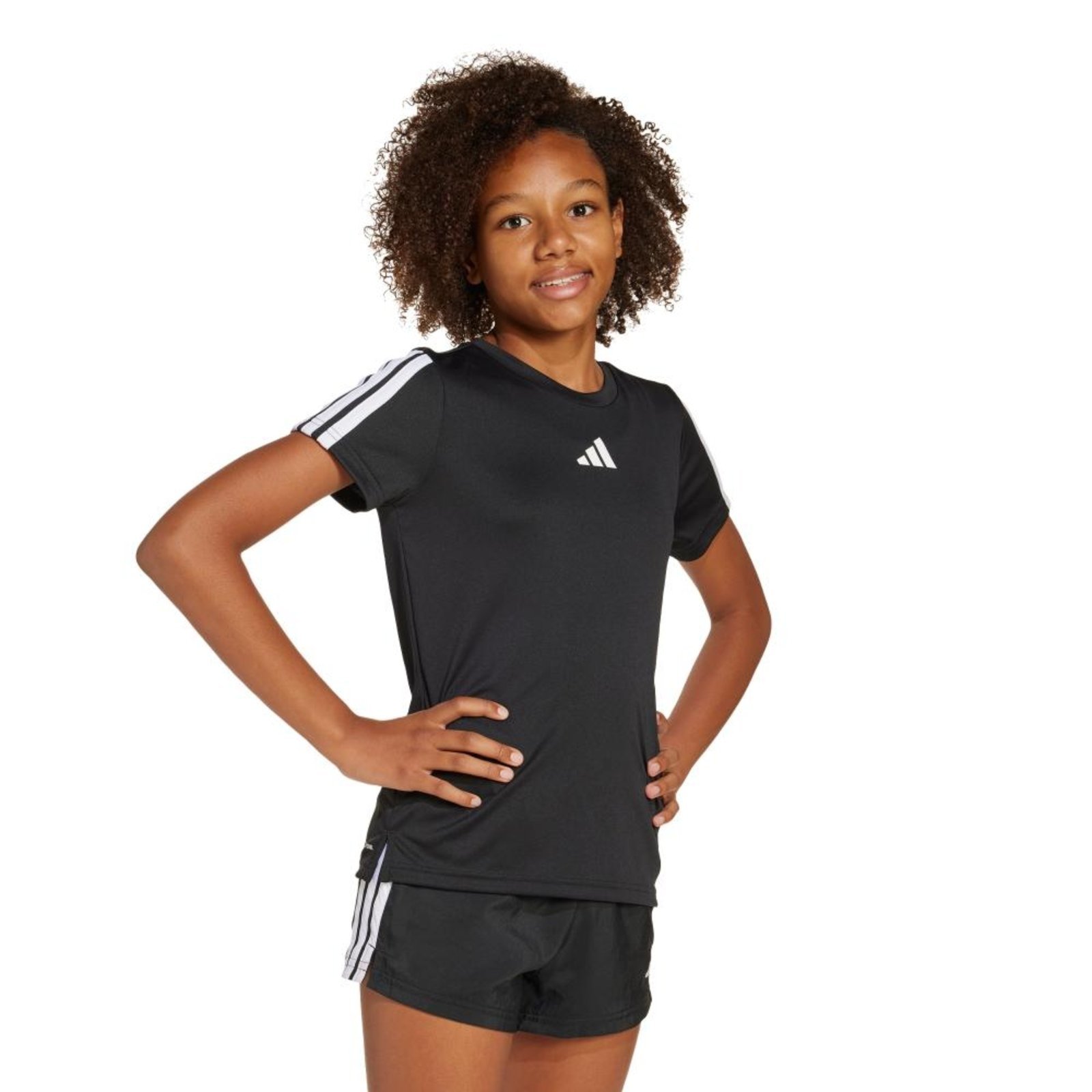 Camiseta Treino Essentials Três Listras adidas Sportswear Preto