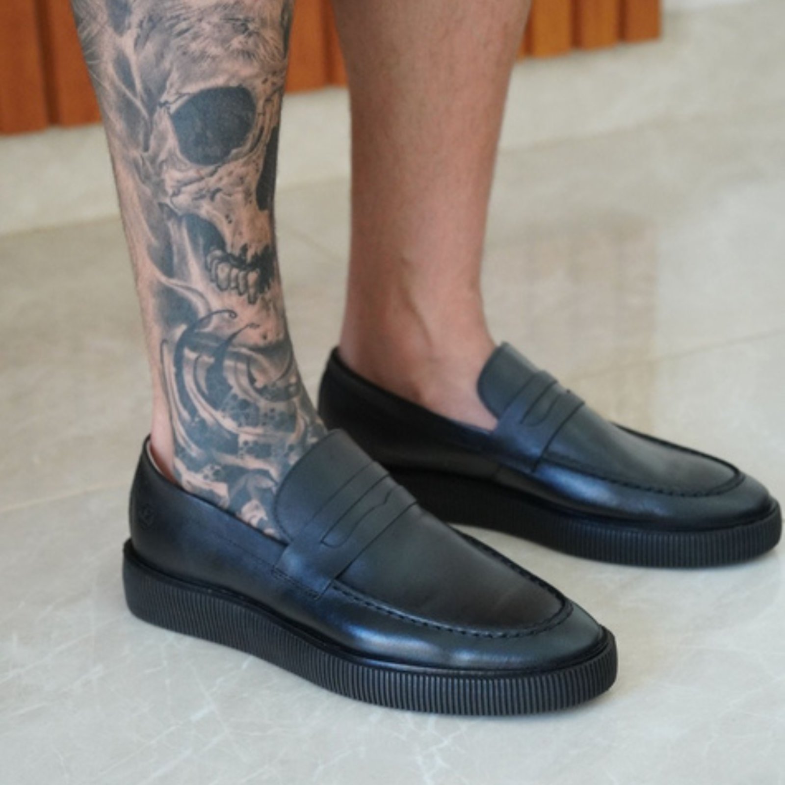Sapato Social Mocassim Masculino Couro Legítimo Conforto Elegância Dia a Dia Moderno Estiloso