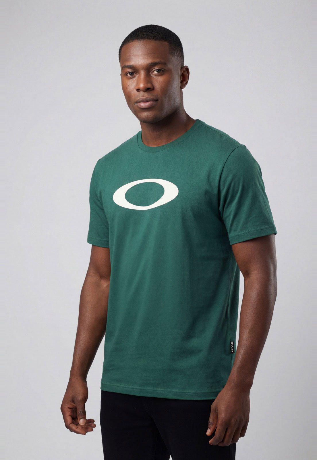 Camiseta Masculina Oakley Mod O Ellipse Verde
