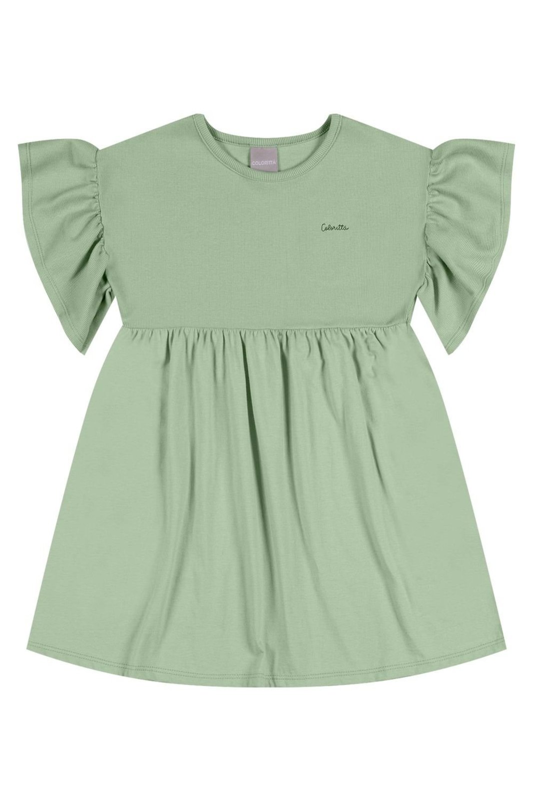 Infantil - Vestido Menina Timeless Babado Colorittá Verde