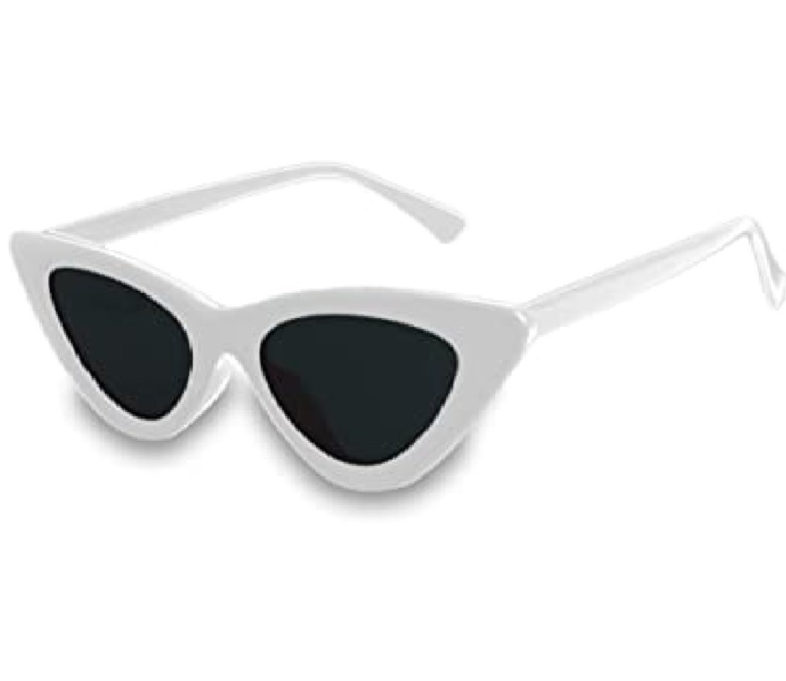 Óculos De Sol CHIC PARIS Gatinho Vintage Branco