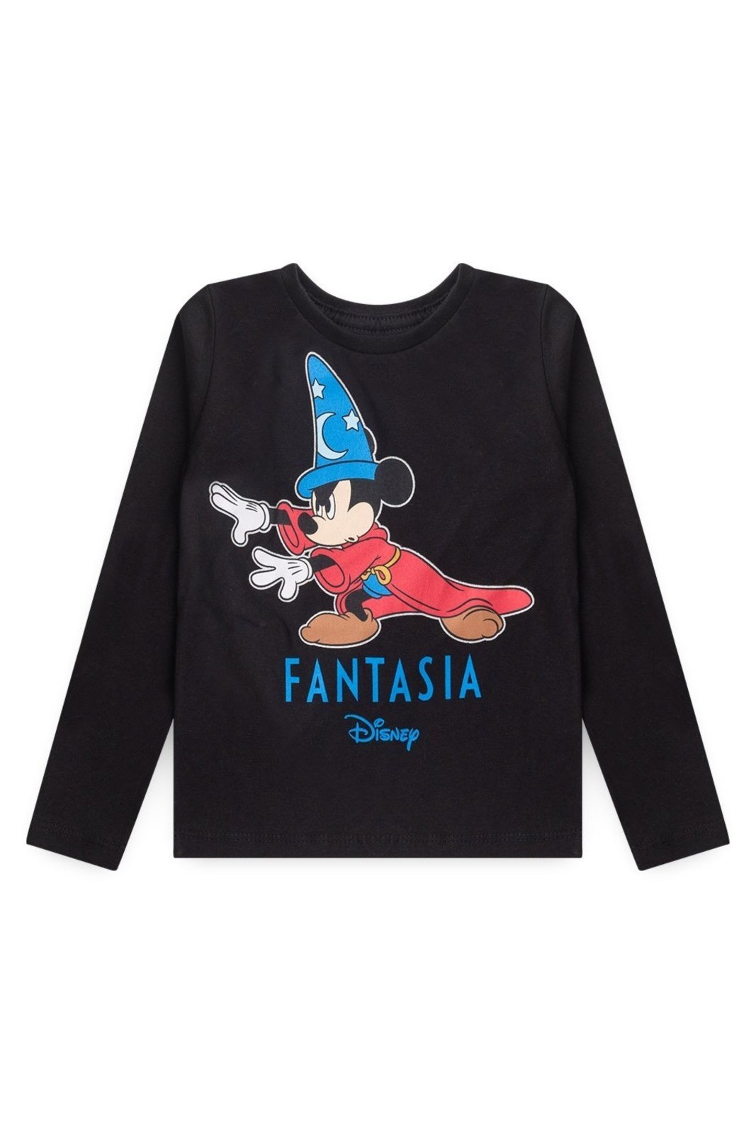 Infantil – Camiseta Disney Menino Mickey Fantasia Preta