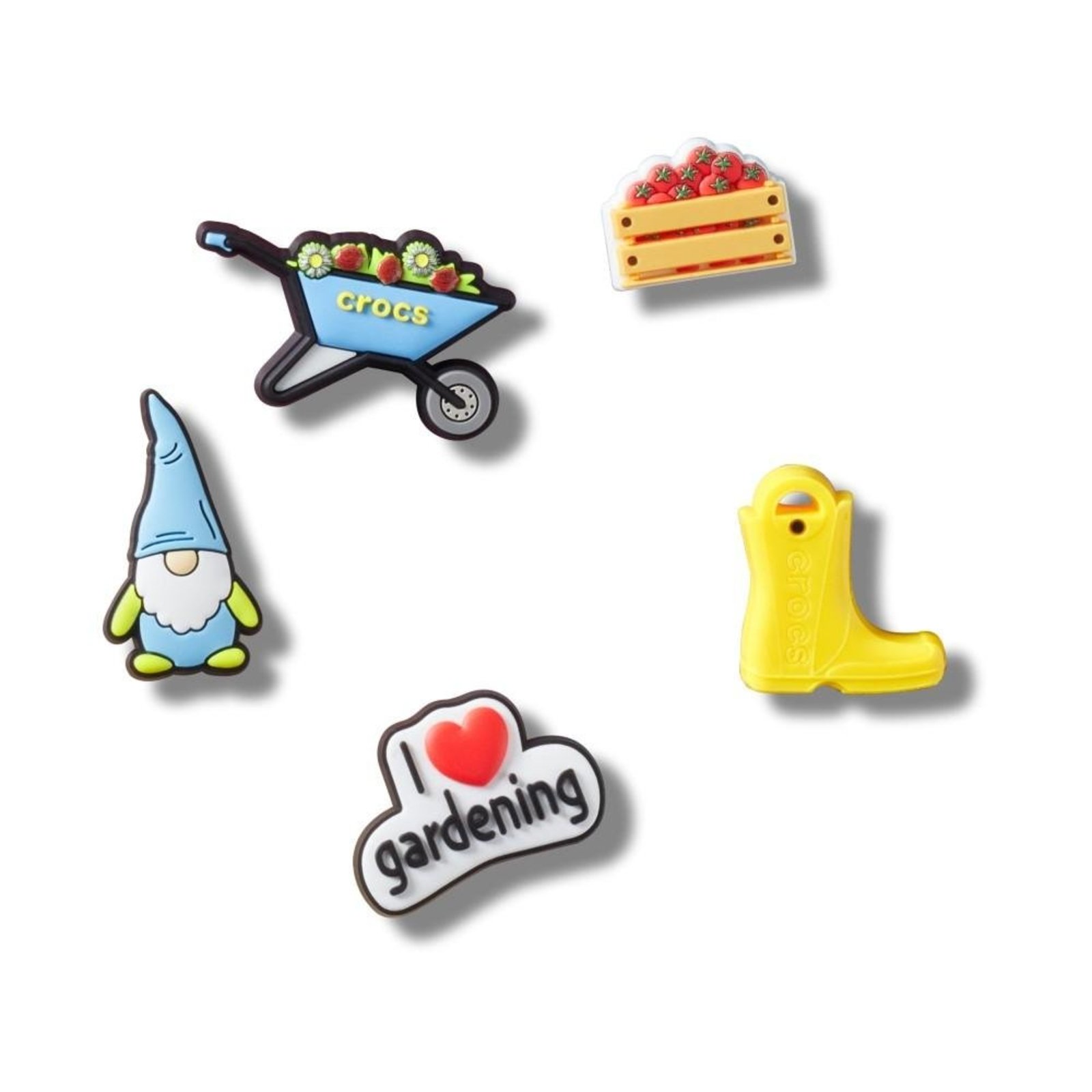 Infantil - Jibbitz™ Festa no Jardim Pack com 5 Peças UNICO Branco