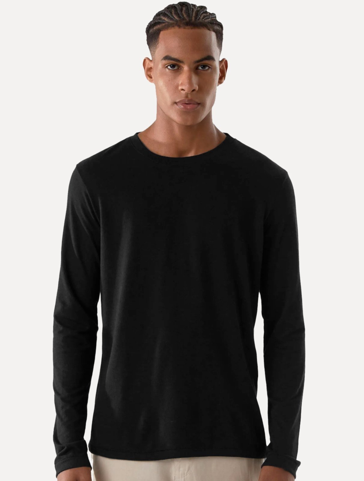 Blusa Osklen Masculina Manga Longa Regular Rustic E-Basics Preta