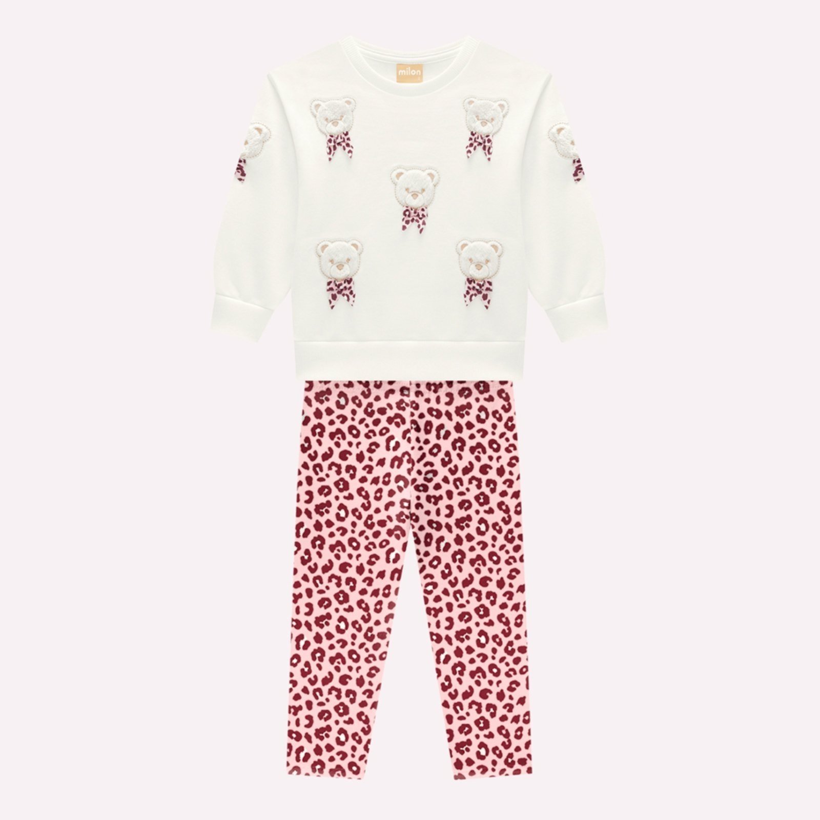 Infantil - Conjunto Menina Bordado Milon