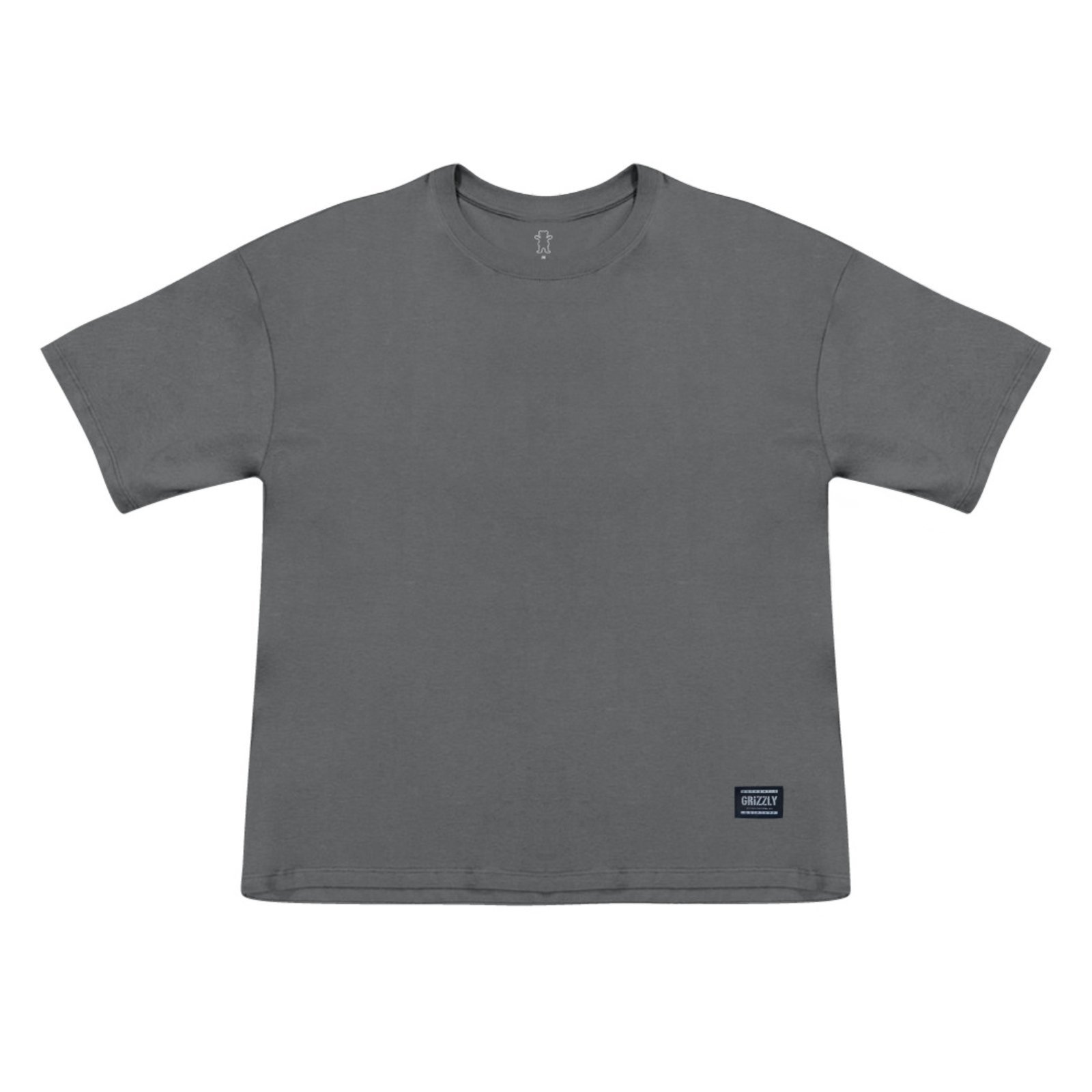 Camiseta Grizzly Blank Oversized - CHARCOAL