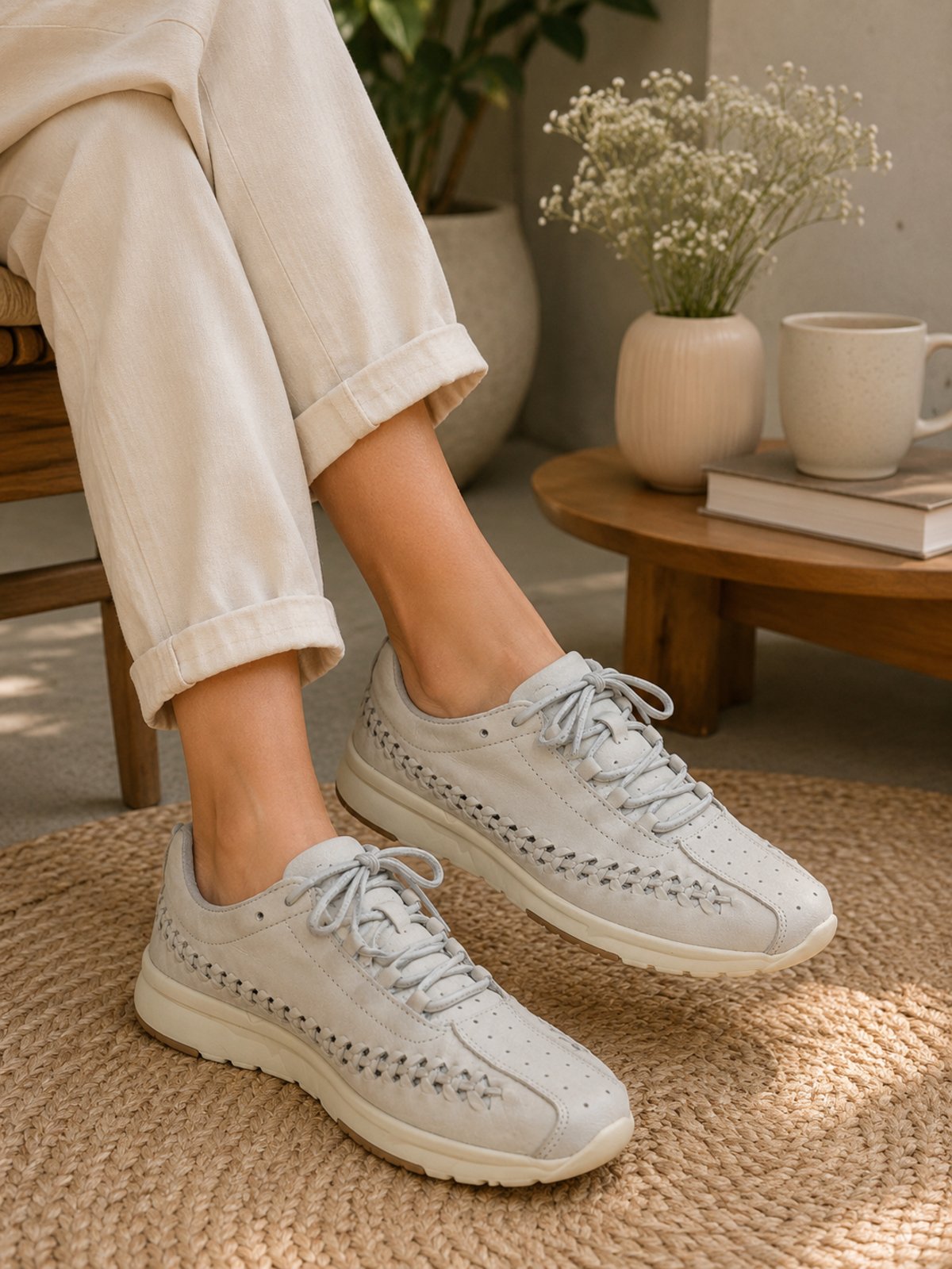 Tênis Feminino Couro Rio de Luz Conforto 4007