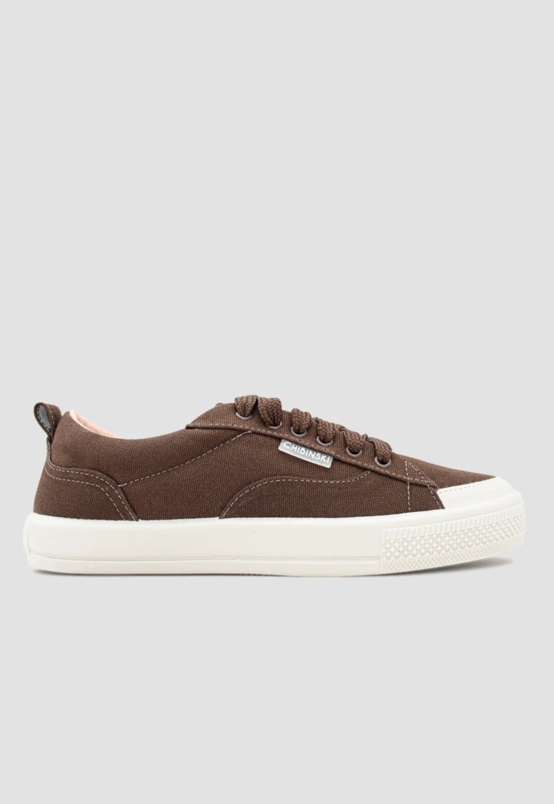 Tênis Comfort Flatform Tecido Lona Marrom CBK Café