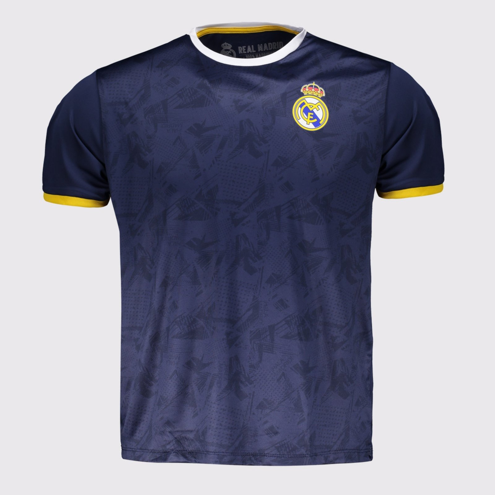 Vista 2 Camisa Real Madrid King braziline azul marinho braziline azul marinho