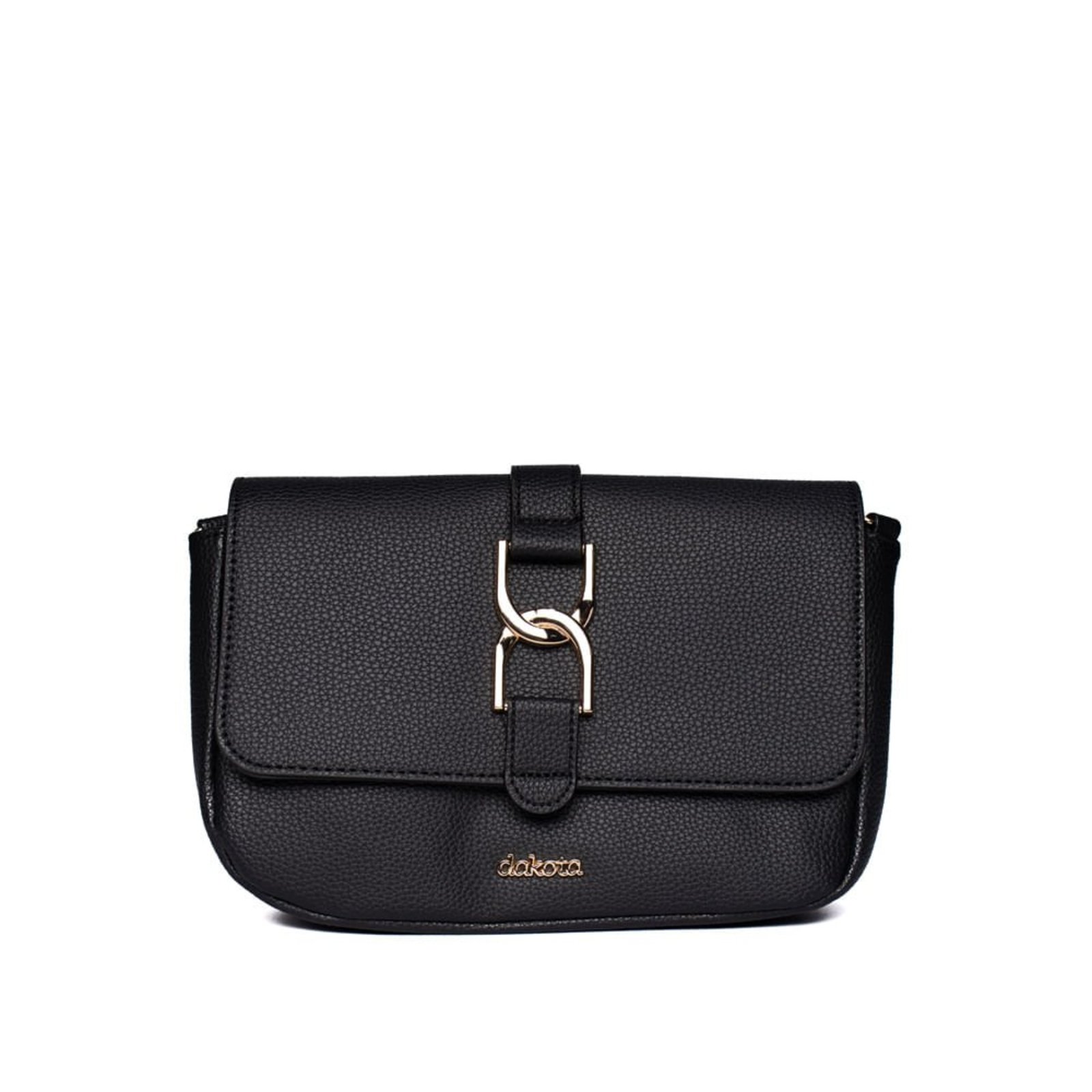 Bolsa Feminina Dakota Pequena Transversal Logo Preto