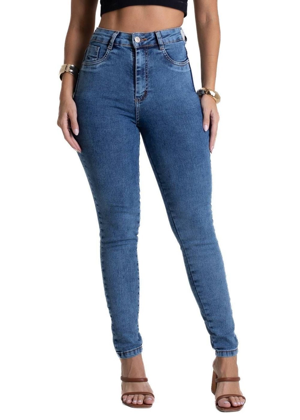 Calça Jeans Sawary Super Lipo - 282381 - Azul - Sawary