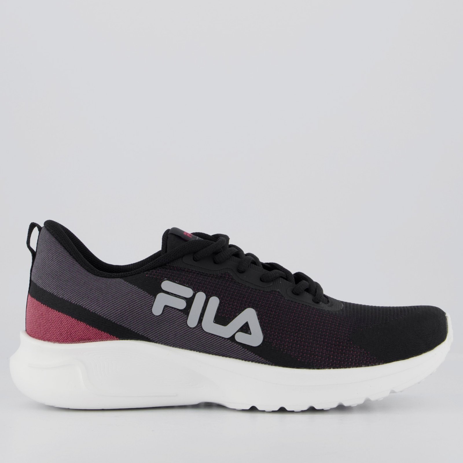 Vista 2 Tênis Fila Vector Feminino e Grafite preto Fila preto