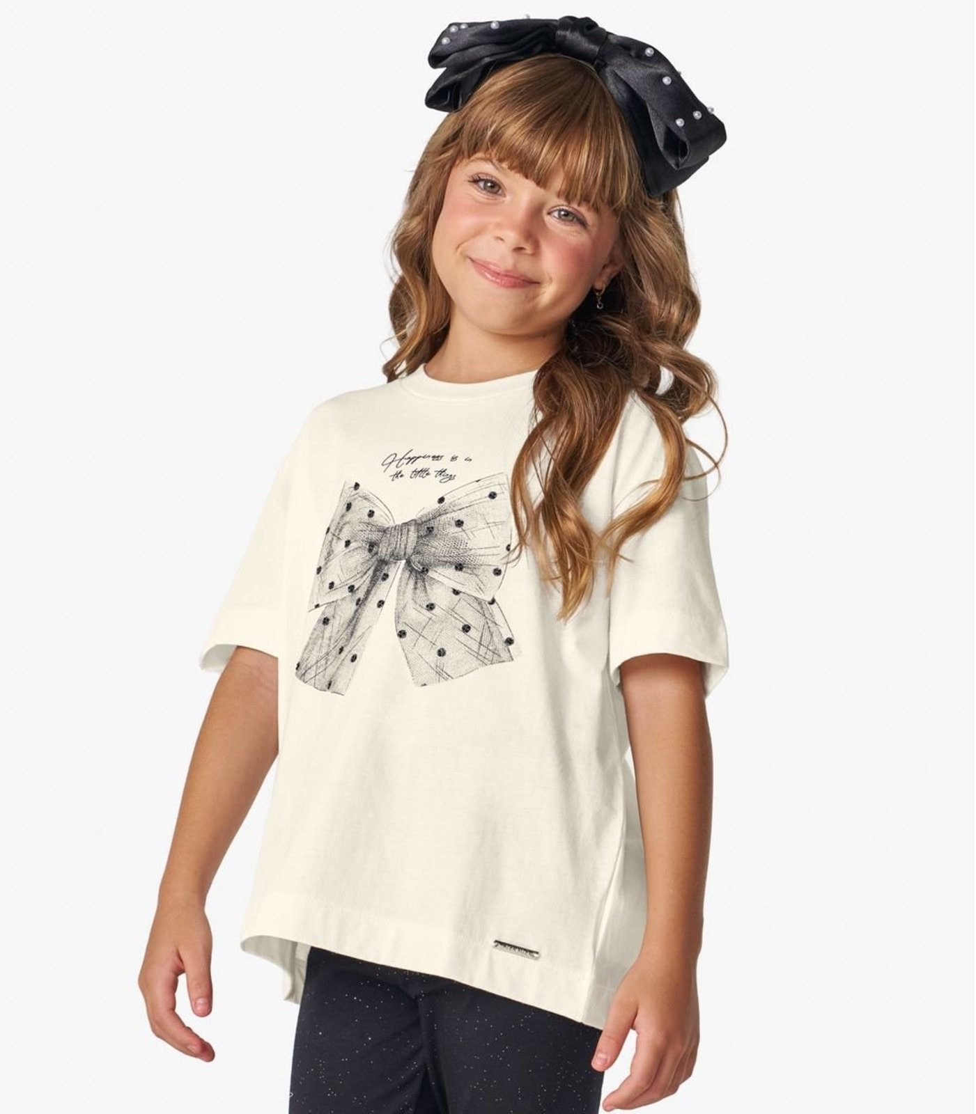 Infantil - Blusa Feminina Trick Nick Bege
