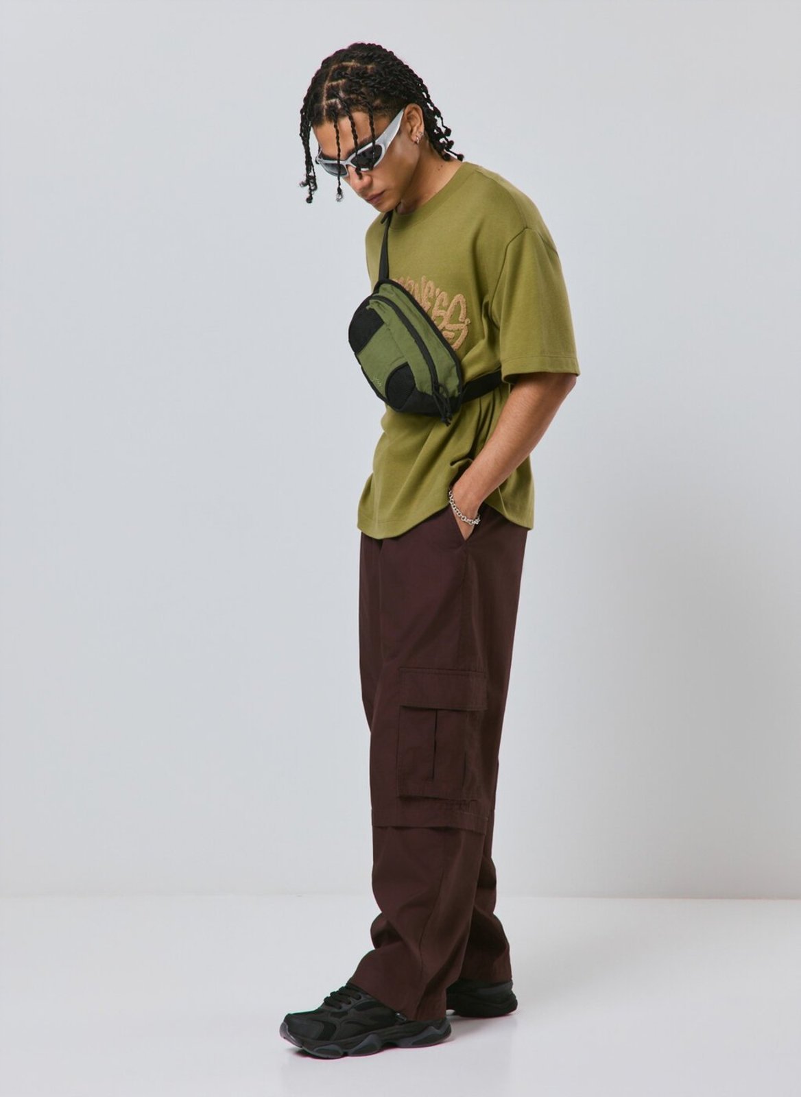 Calça Cargo Oversized