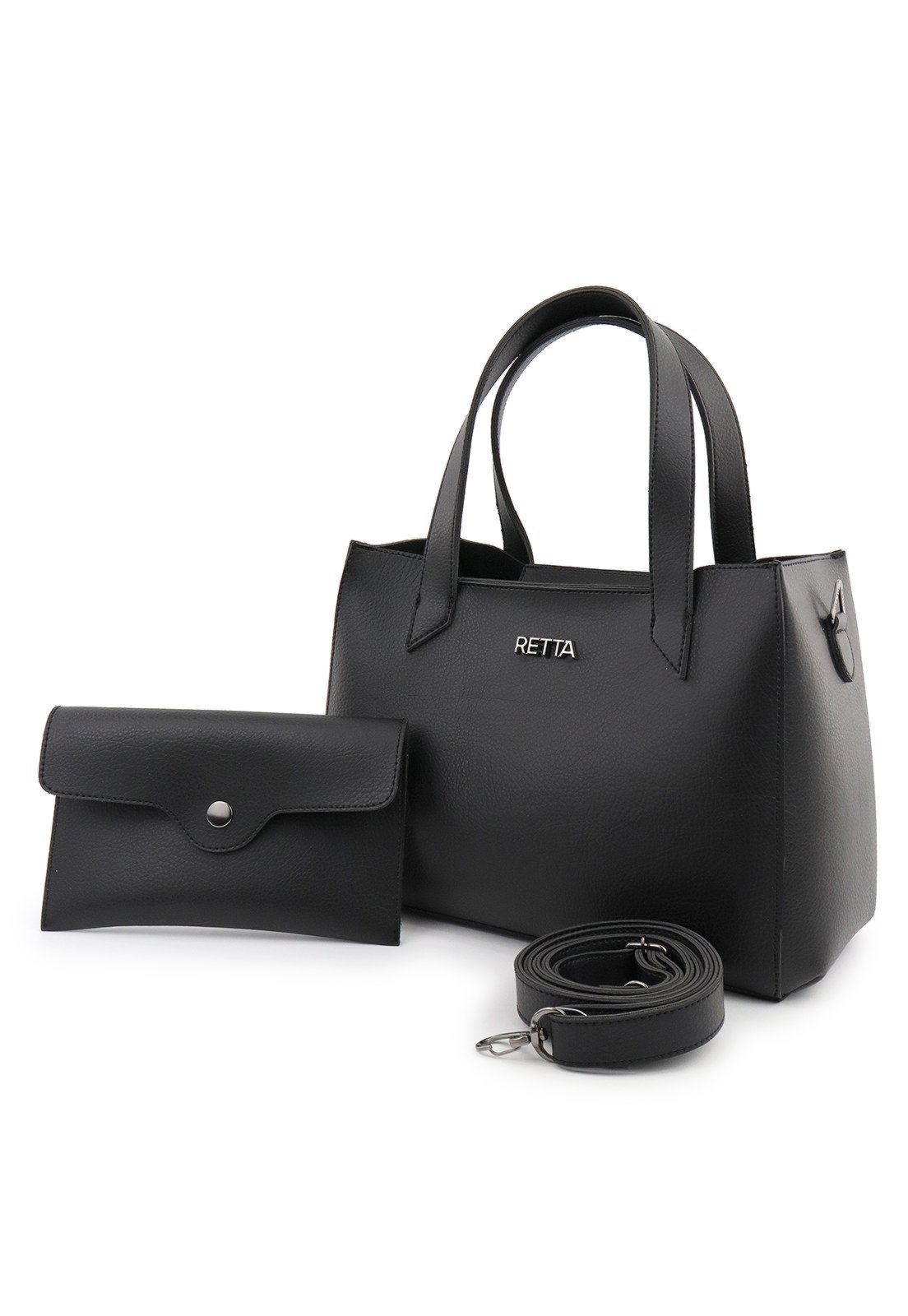 Bolsa Feminina Tote Grande com Alças de Mão e Estrutura Reforçada Retta