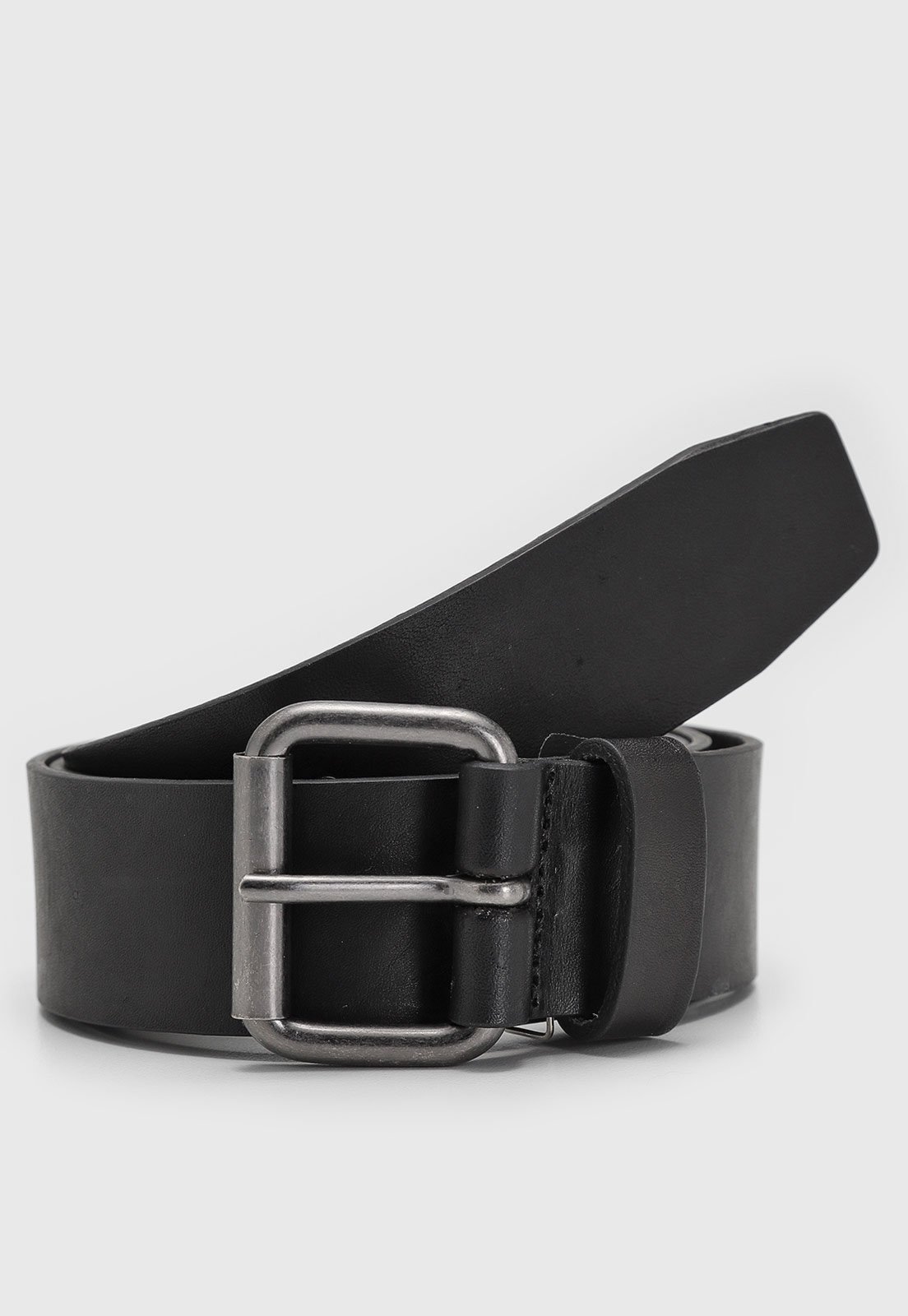 Cinto Masculino Calvin Klein Fivela Metalizada Preto