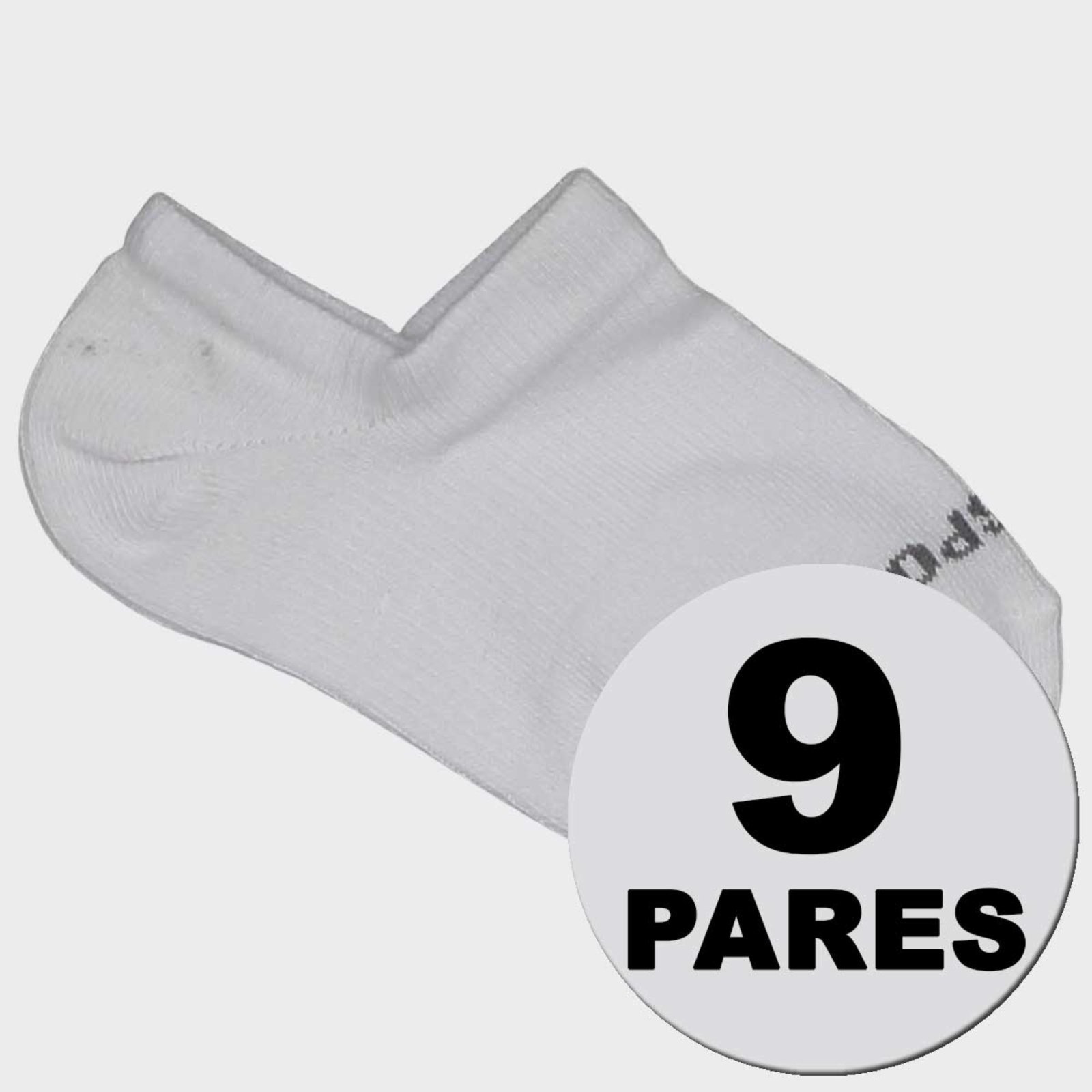 Kit Meia Lupo Sport Sapatilha 9 Pares Branca