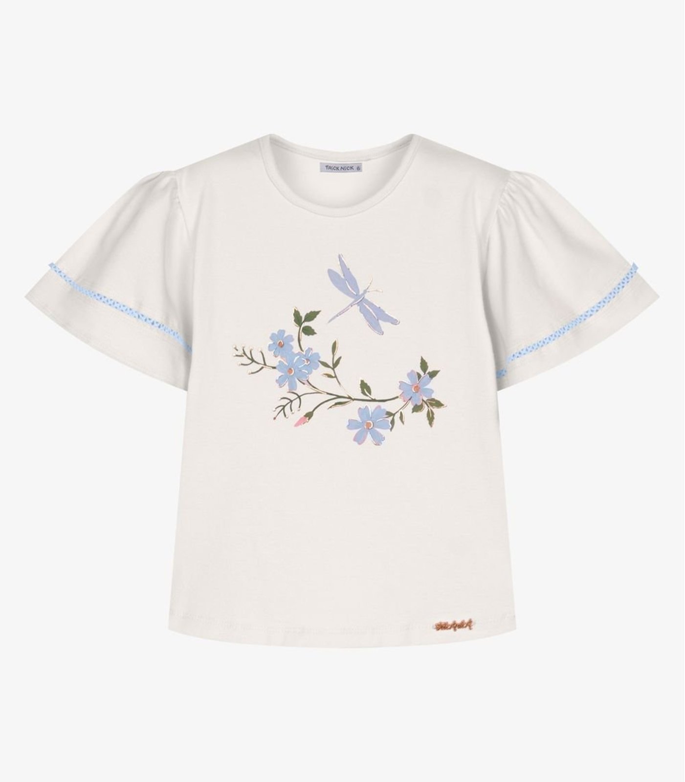 Infantil - Blusa Cotton Com EstampaTrick Nick Bege
