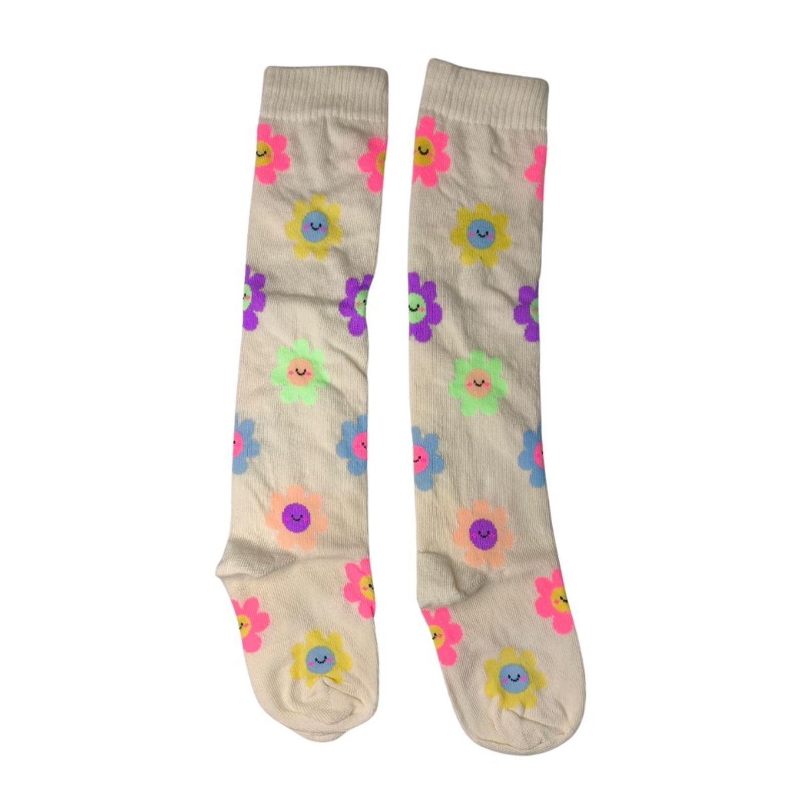 MEIA 5/8 PARA MENINAS COM ELASTANO SELENE