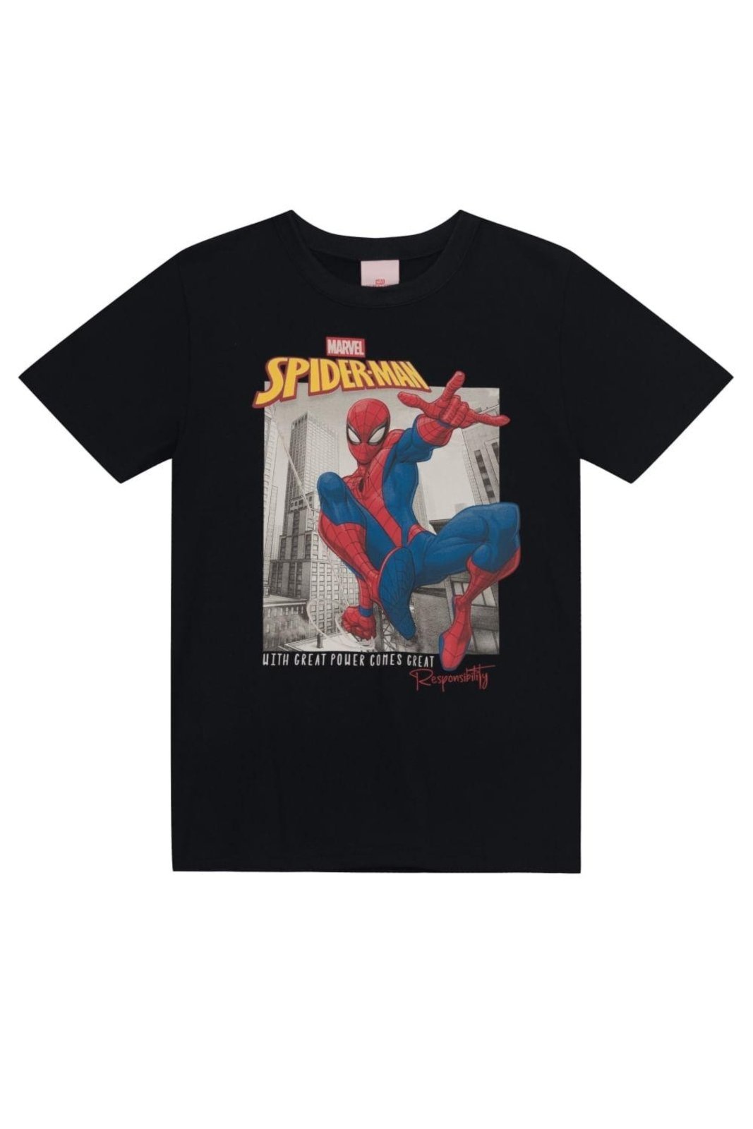 Infantil - Camiseta menino do Homem-Aranha Brandili