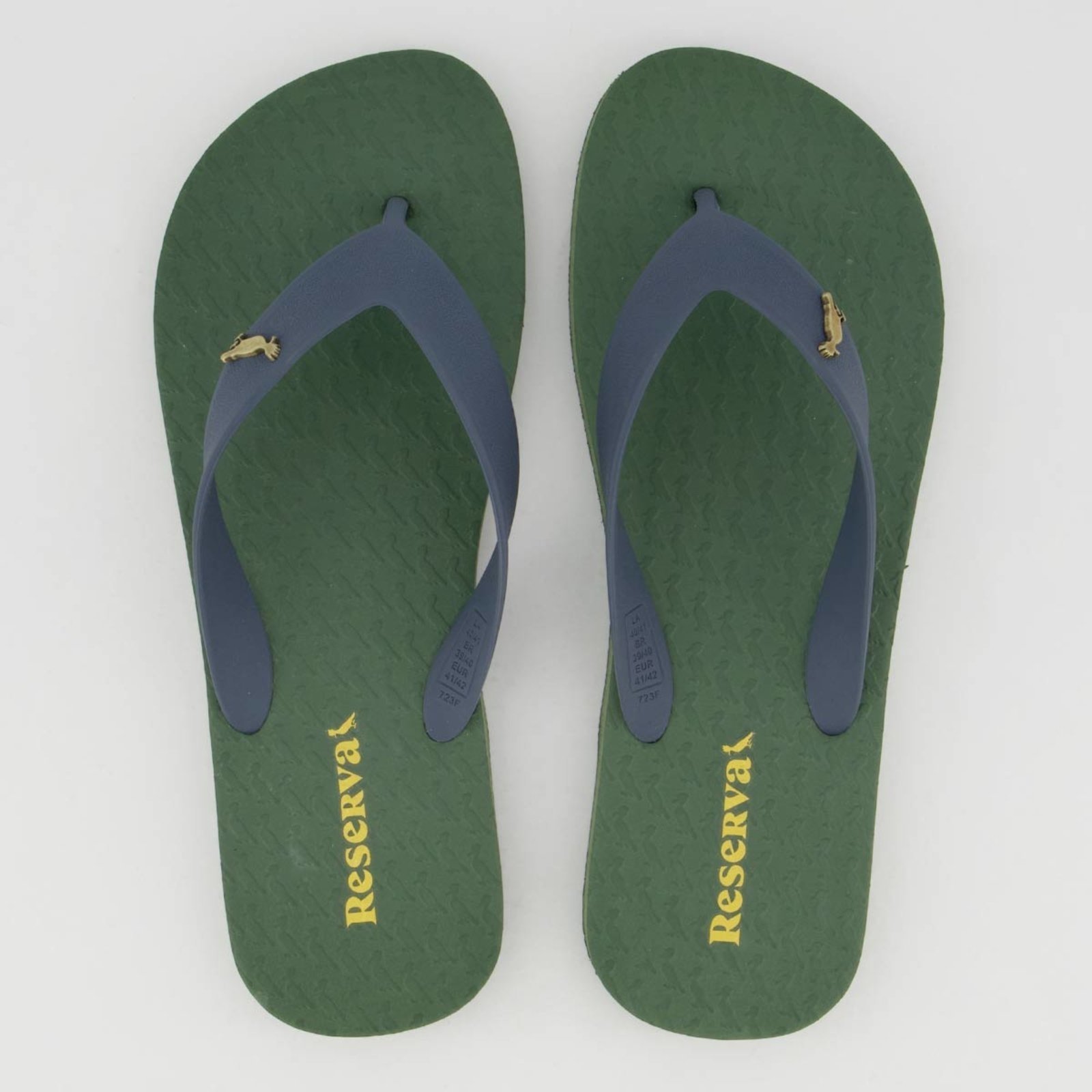 Chinelo Reserva Trancoso Logo Verde