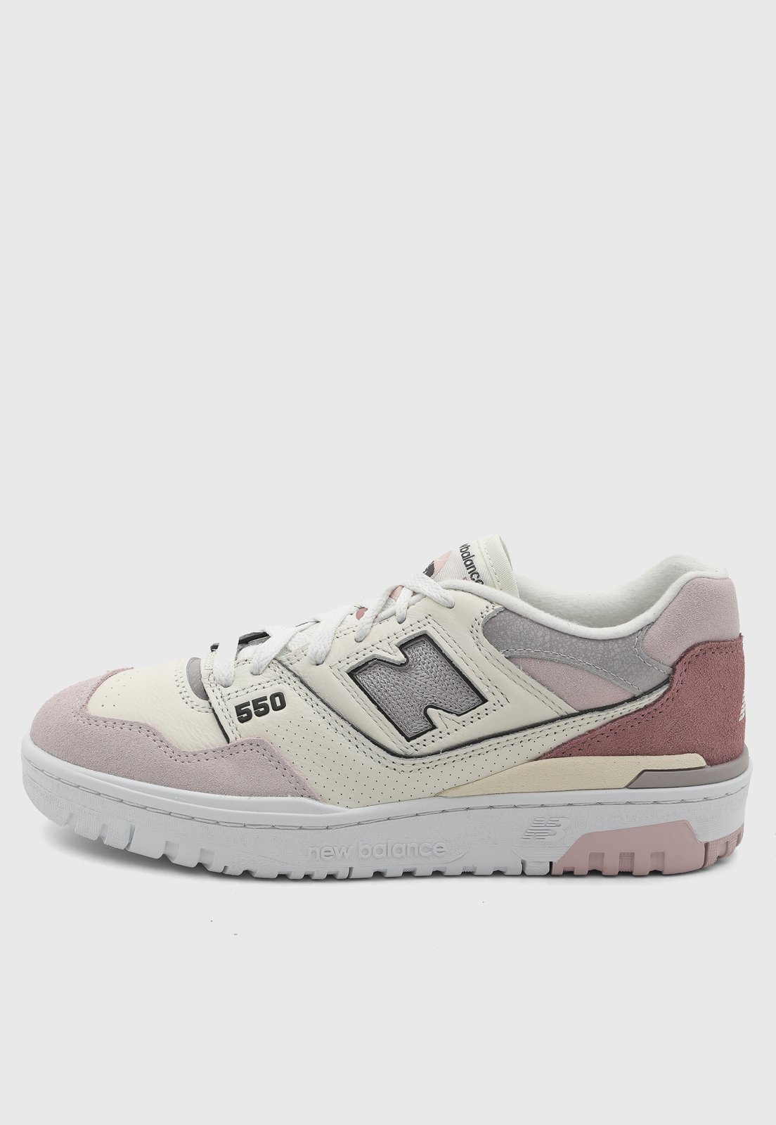 Tênis New Balance 550 Couro Rosa