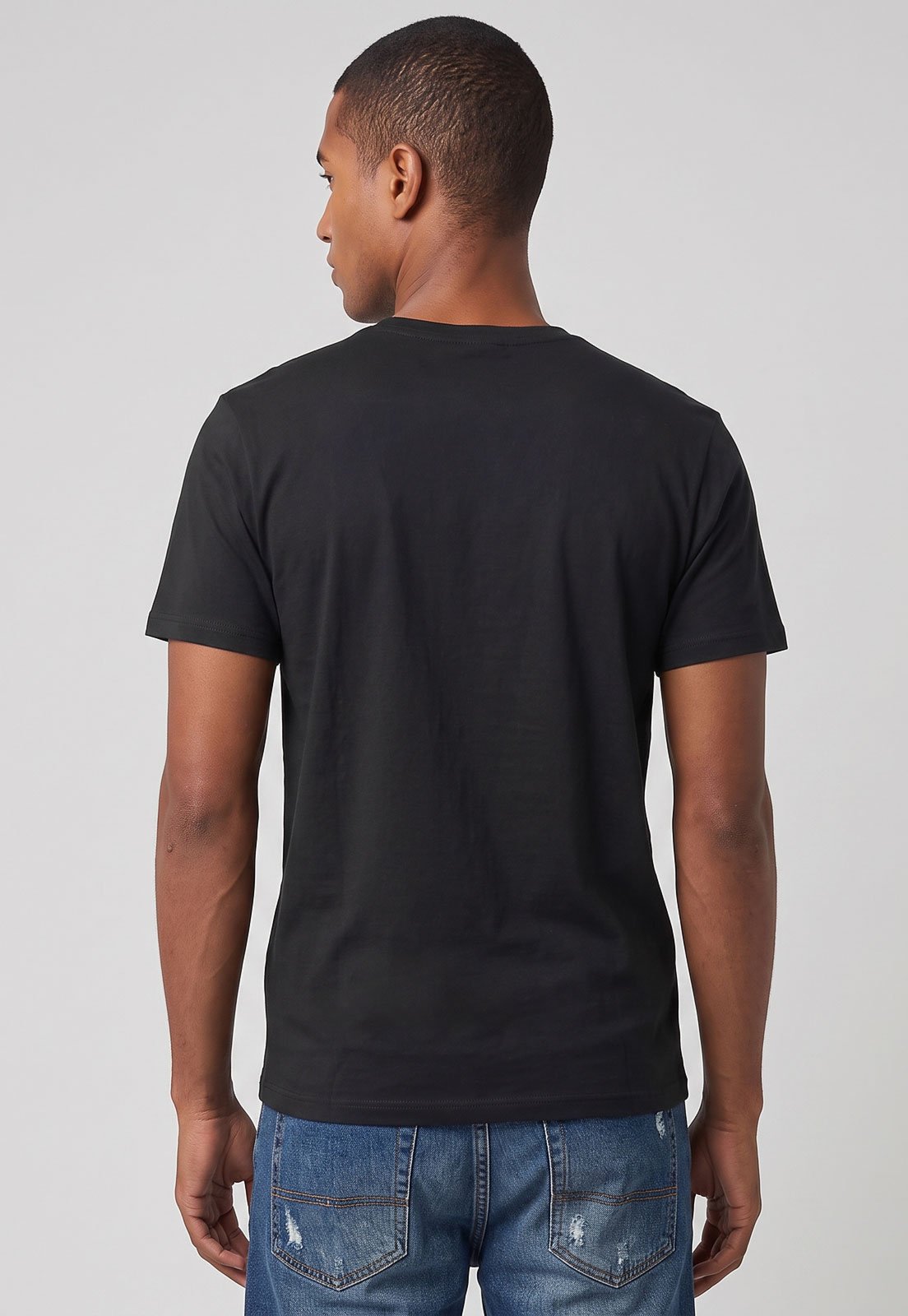 Camiseta Masculina Quiksilver Box Holmes Preta