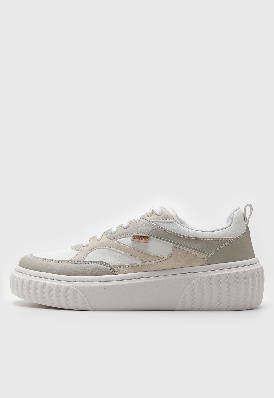 Tênis ANACAPRI Recorte Off-White Tênis ANACAPRI Recorte Off-White