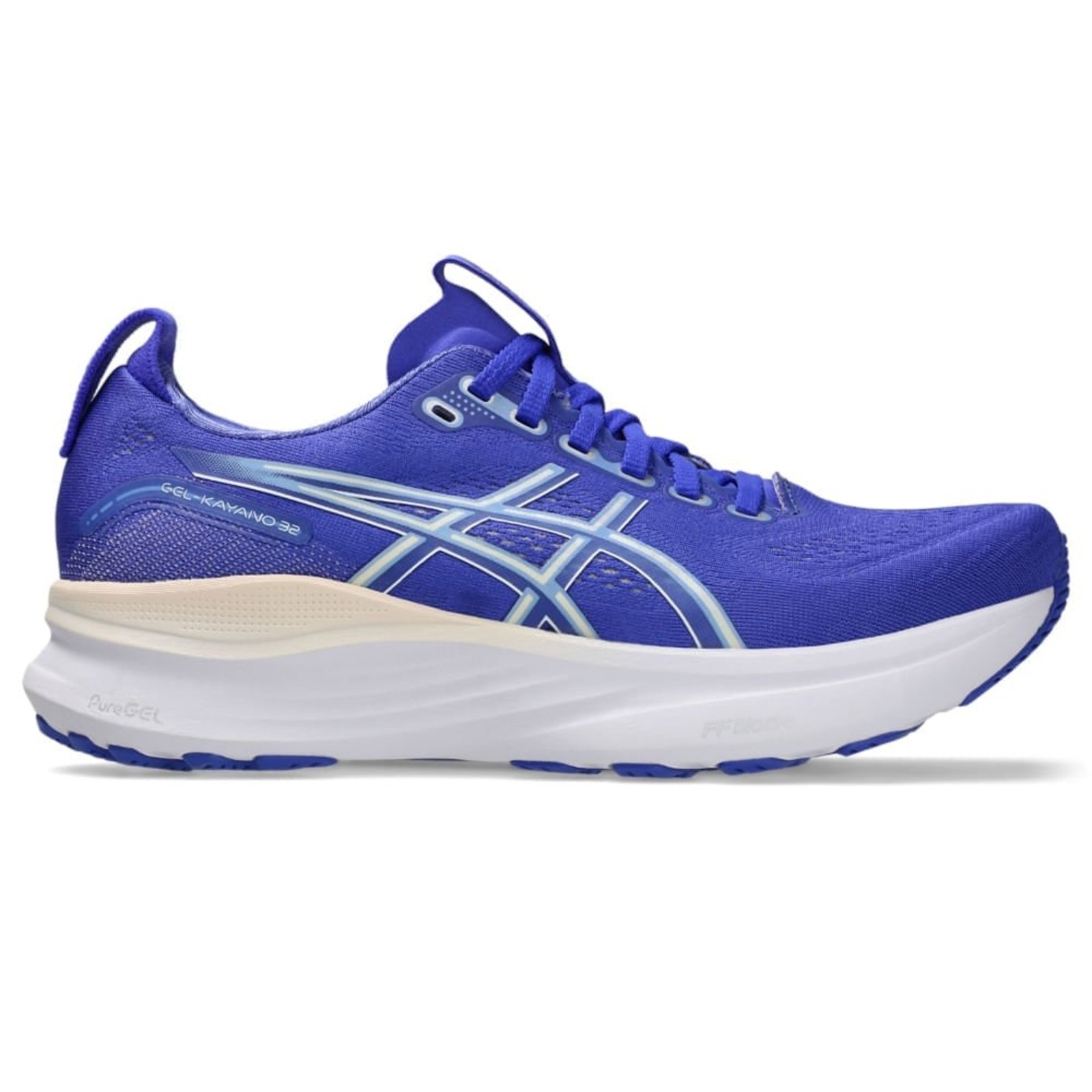 Vista 2 Tênis ASICS GEL-Kayano 32 - Feminino Prata azul ASICS azul