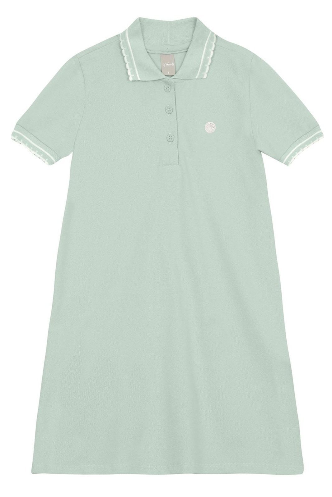 Infantil - Vestido menino em piquet Mundi Verde