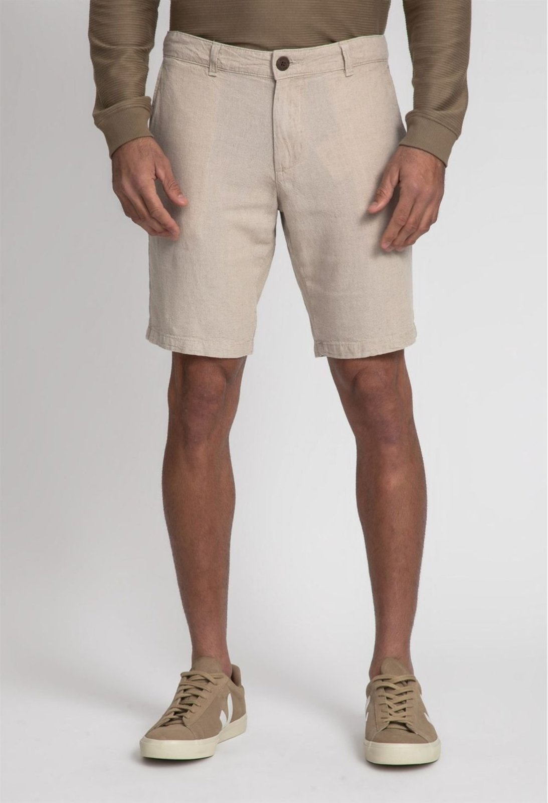 Bermuda Middle Linho Misto Bermuda Middle Linho Misto 010 Natural 42