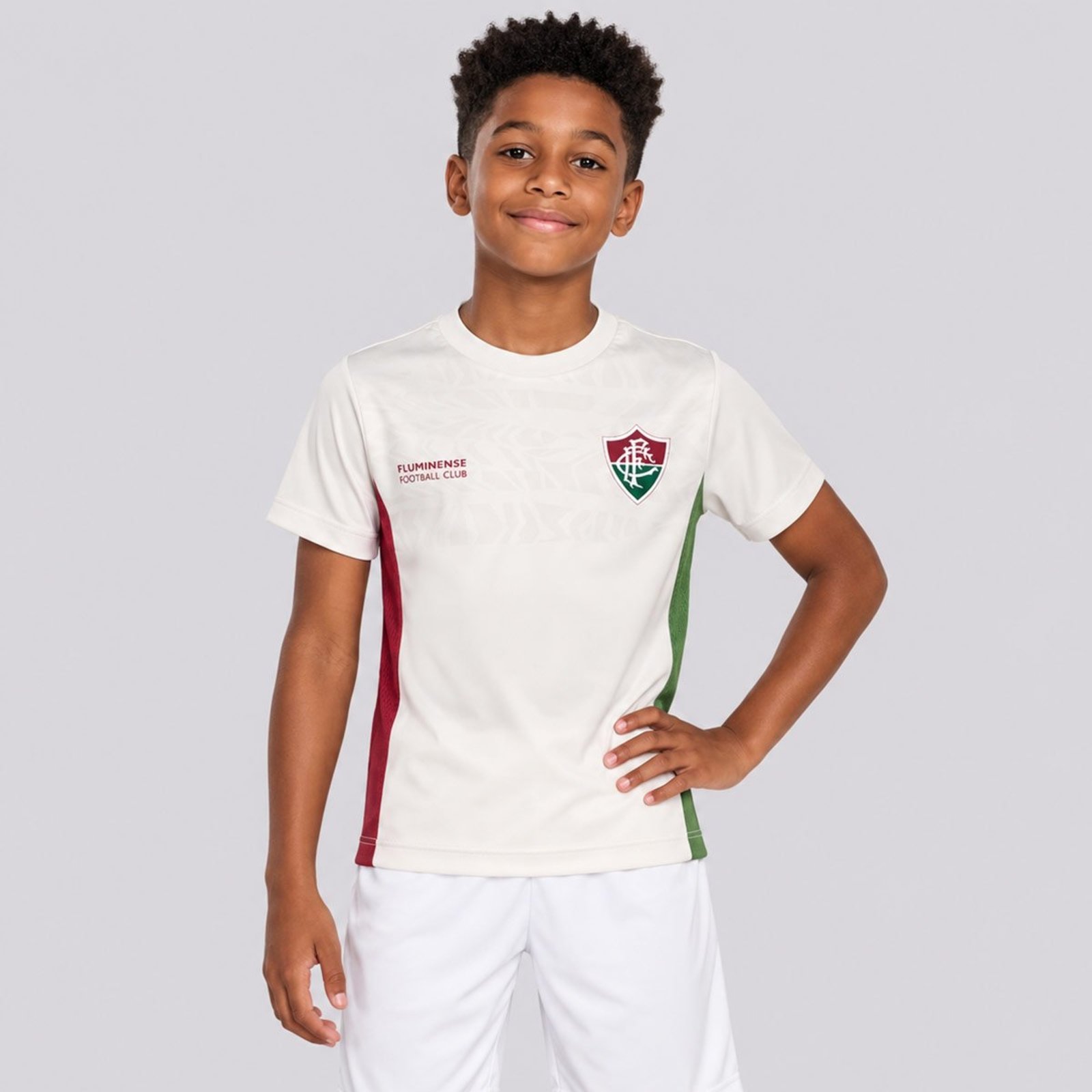 Camisa Fluminense Liso Cinza