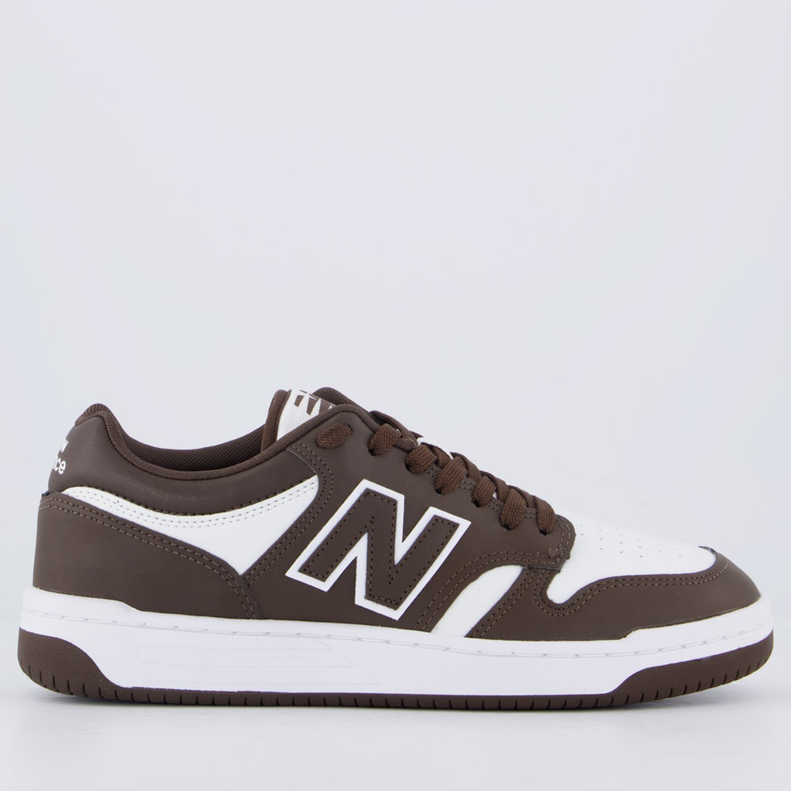 Vista 2 Tênis New Balance 480 Low Escuro marrom New Balance marrom