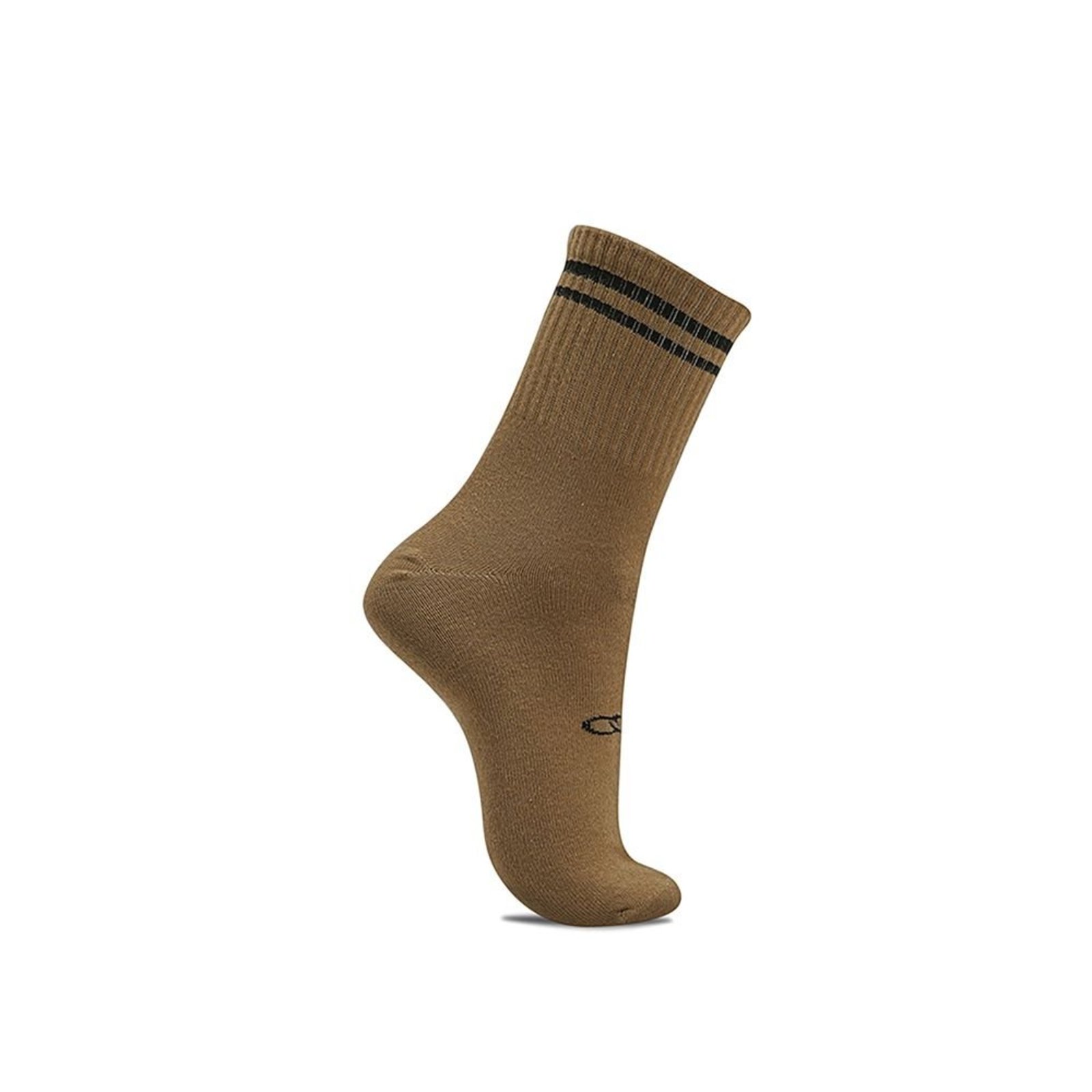 Meia Olympikus Comfy Cano Médio Masculina 39-44 Marrom