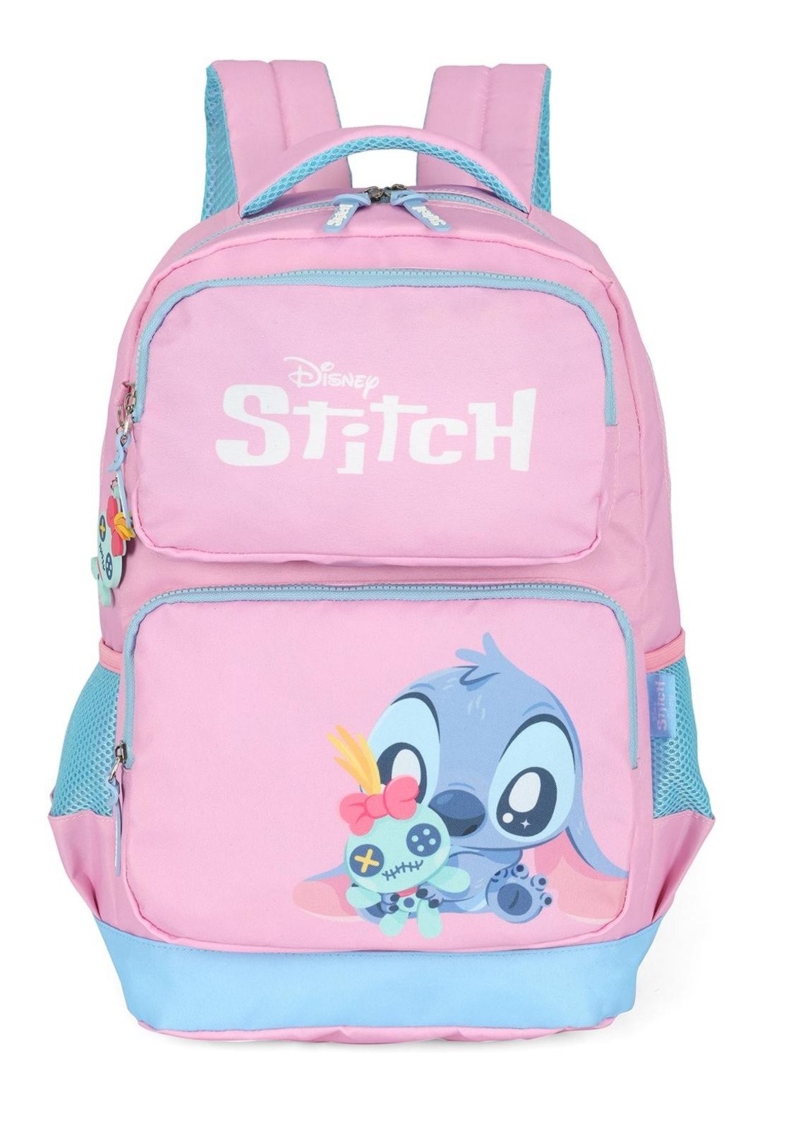 Infantil - Mochila de Costas Média Stitch Disney Rosa