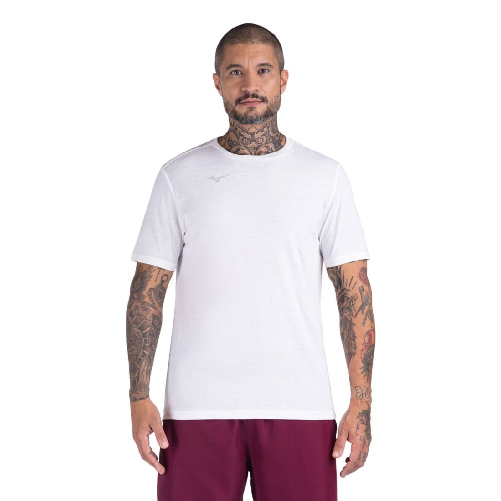 Camiseta de Treino Mizuno Lifestyle Logo Masculina