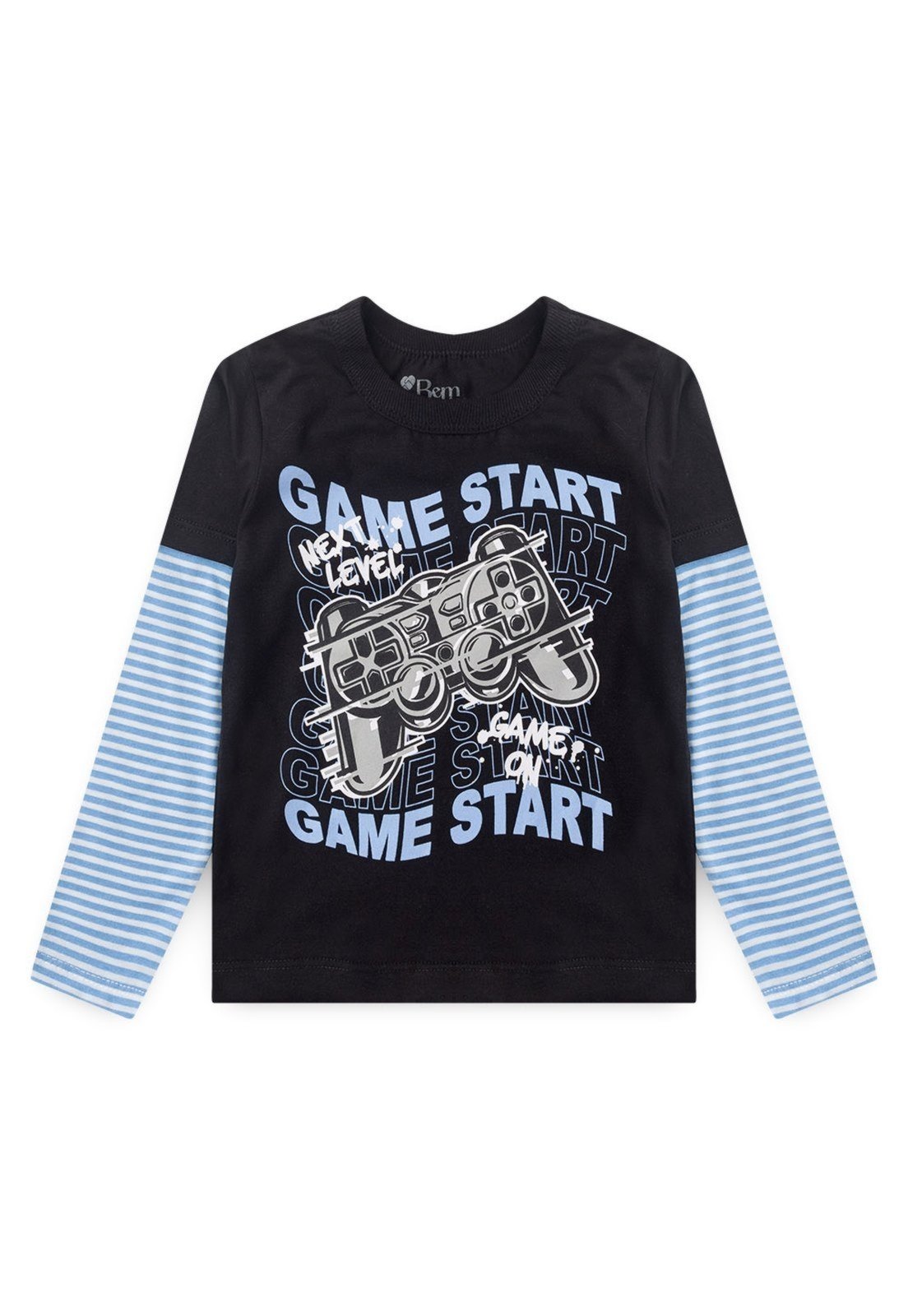 Infantil – Camiseta Bem Vestir Meia Malha