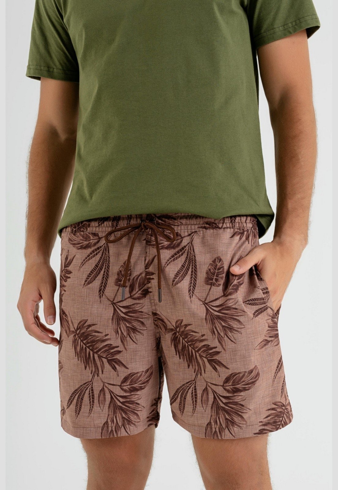 Shorts Masculino Microfibra The Philippines Marrom