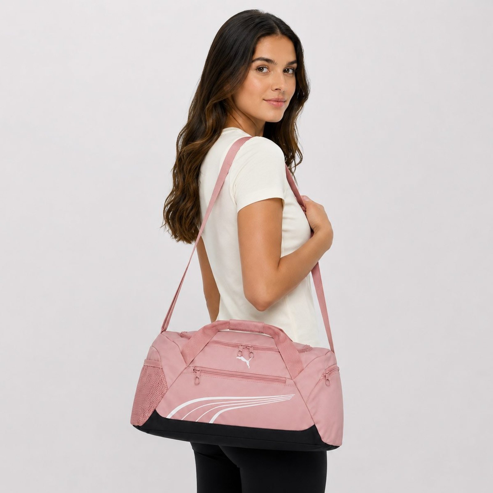 Bolsa Puma Fundamental Extra Small Sports Rosa