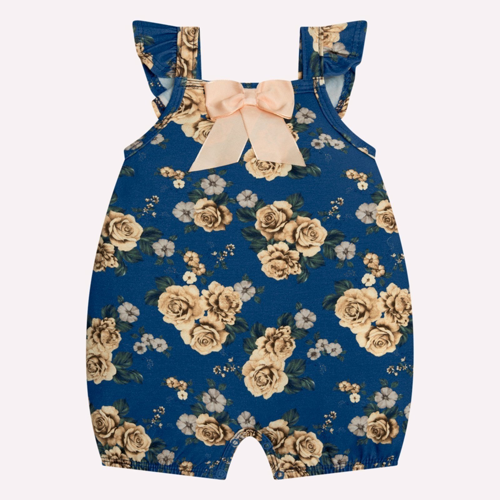 Infantil - Macaquinho Menina em Cotton Milon
