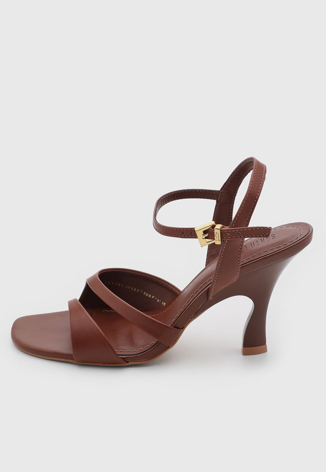 Sandália Feminina Santa Lolla Couro Marrom