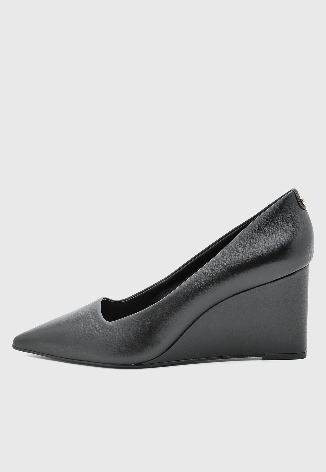 Scarpin Feminino Jorge Bischoff Couro Salto Médio Preto
