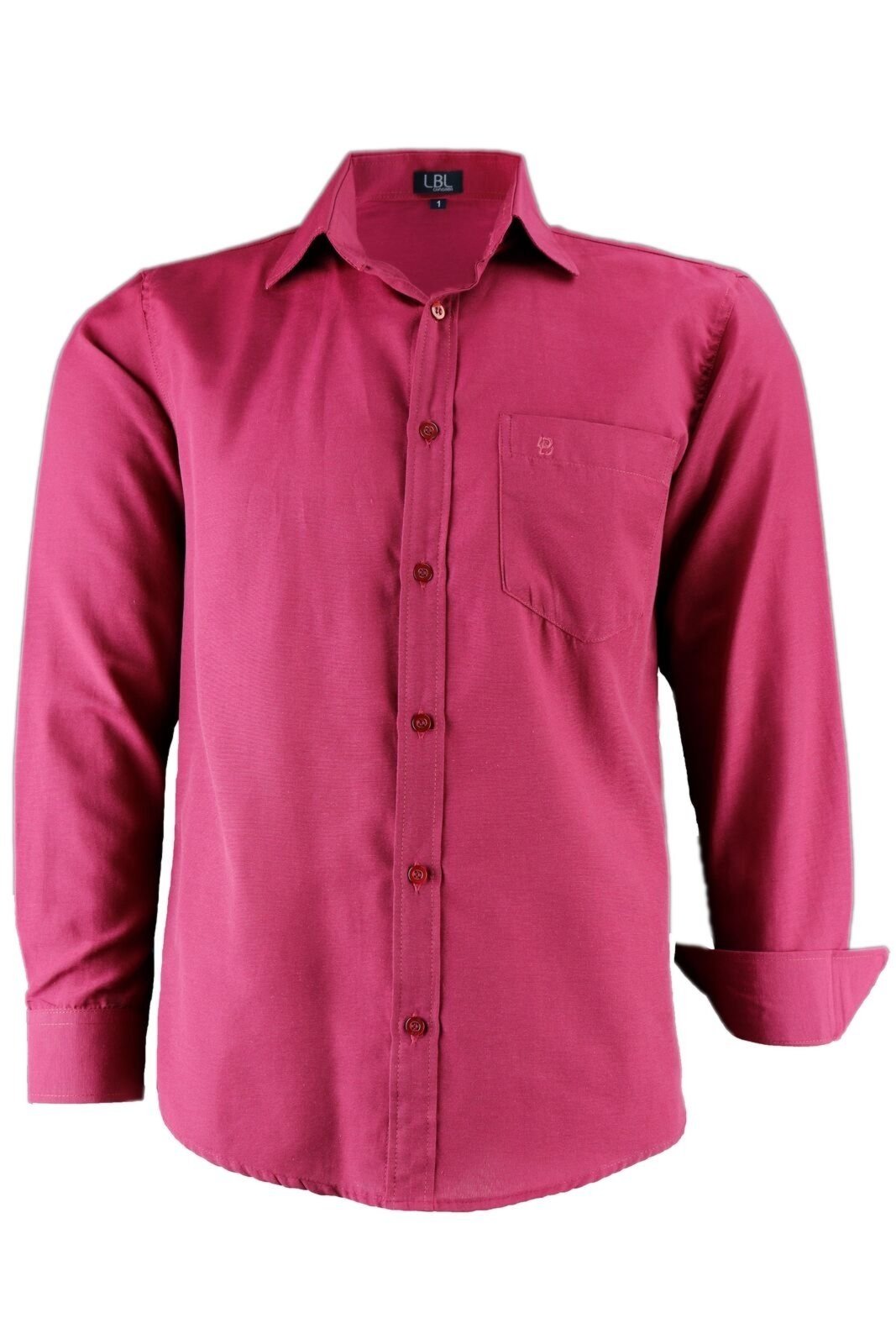 Camisa Masculina Social Lbl Manga Longa Tecido Misto 3006