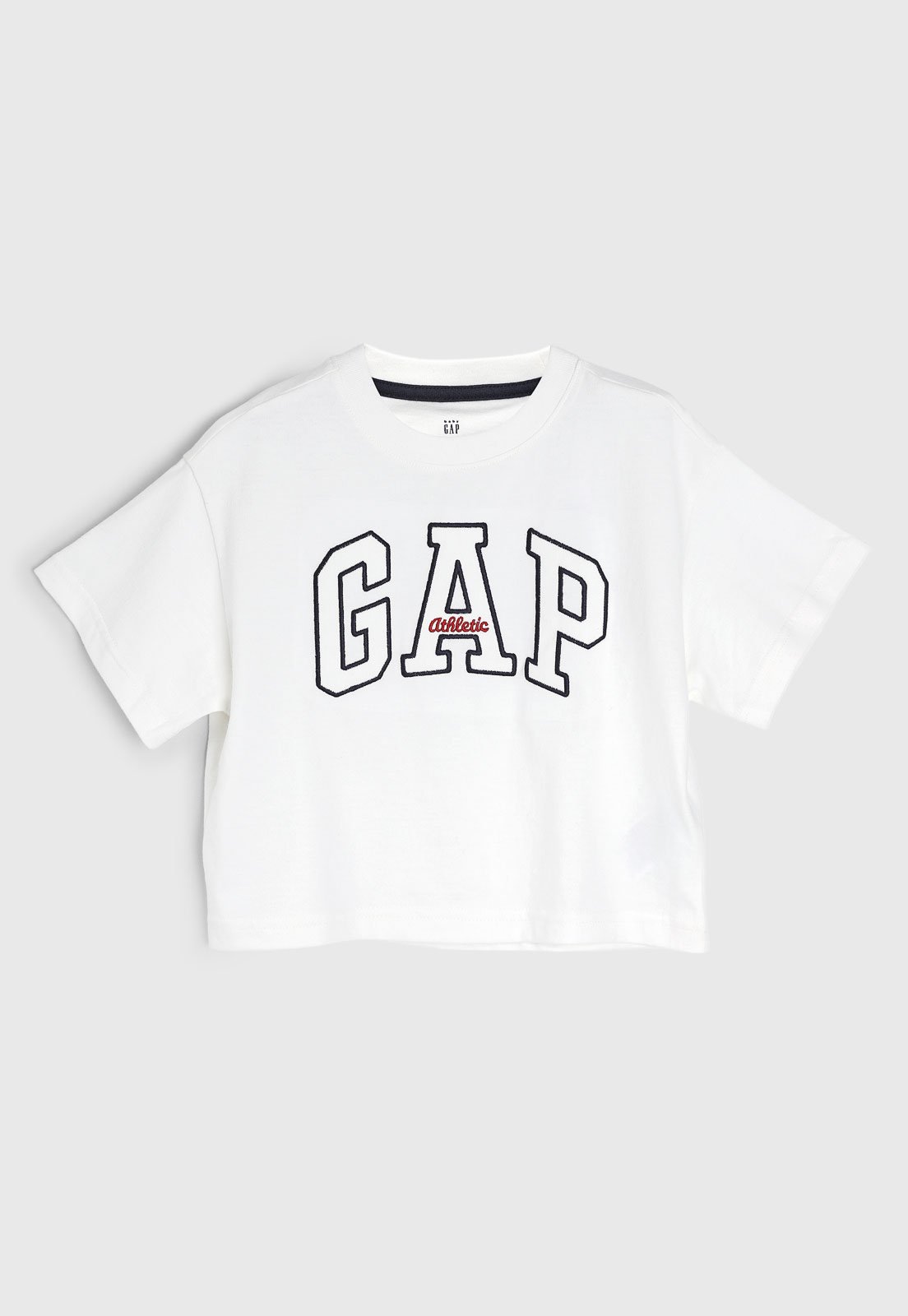 Camiseta Manga Curta GAP Athletic Branca