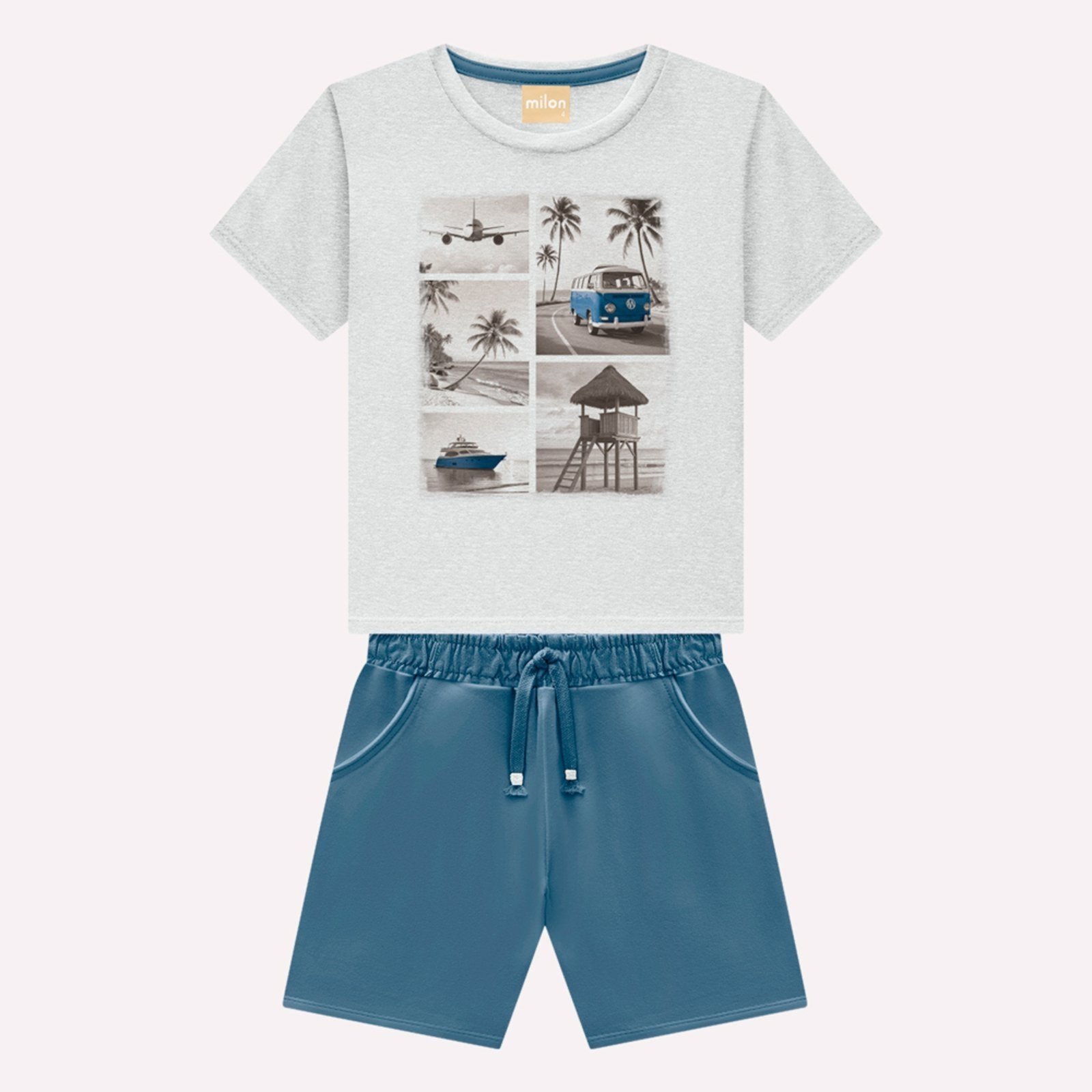 Infantil - Conjunto Menino Praia Milon