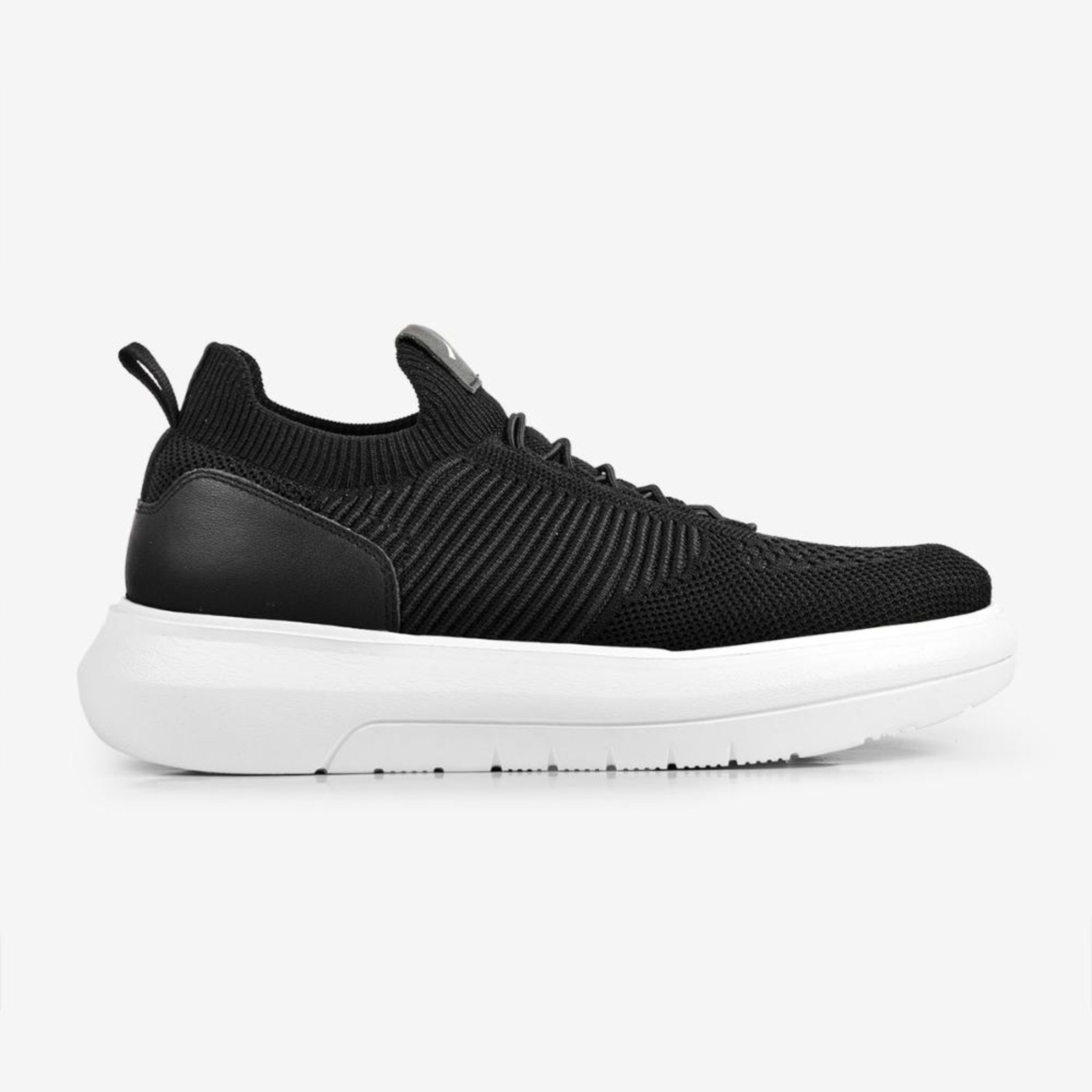 Tênis Casual Energy de knit Calce Fácil Preto Ferracini Preto