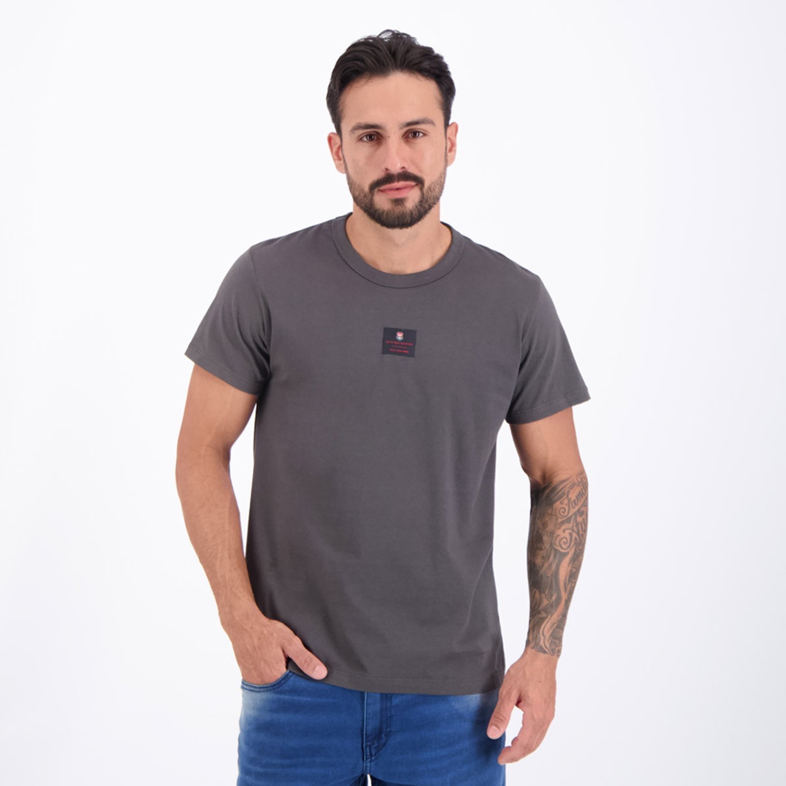 Camiseta Flamengo Bora Cinza
