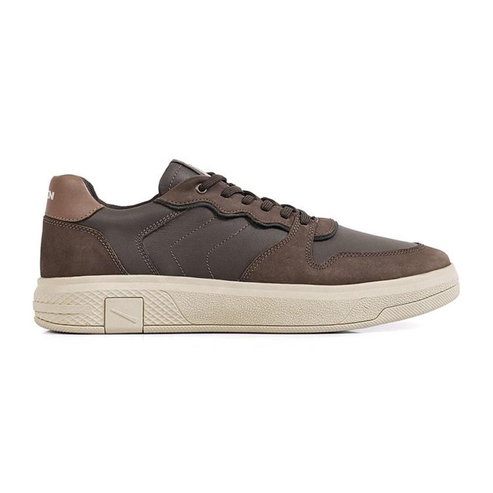 Tenis Sapatênis Ferracini Dream Sneaker Couro Marrom Marrom