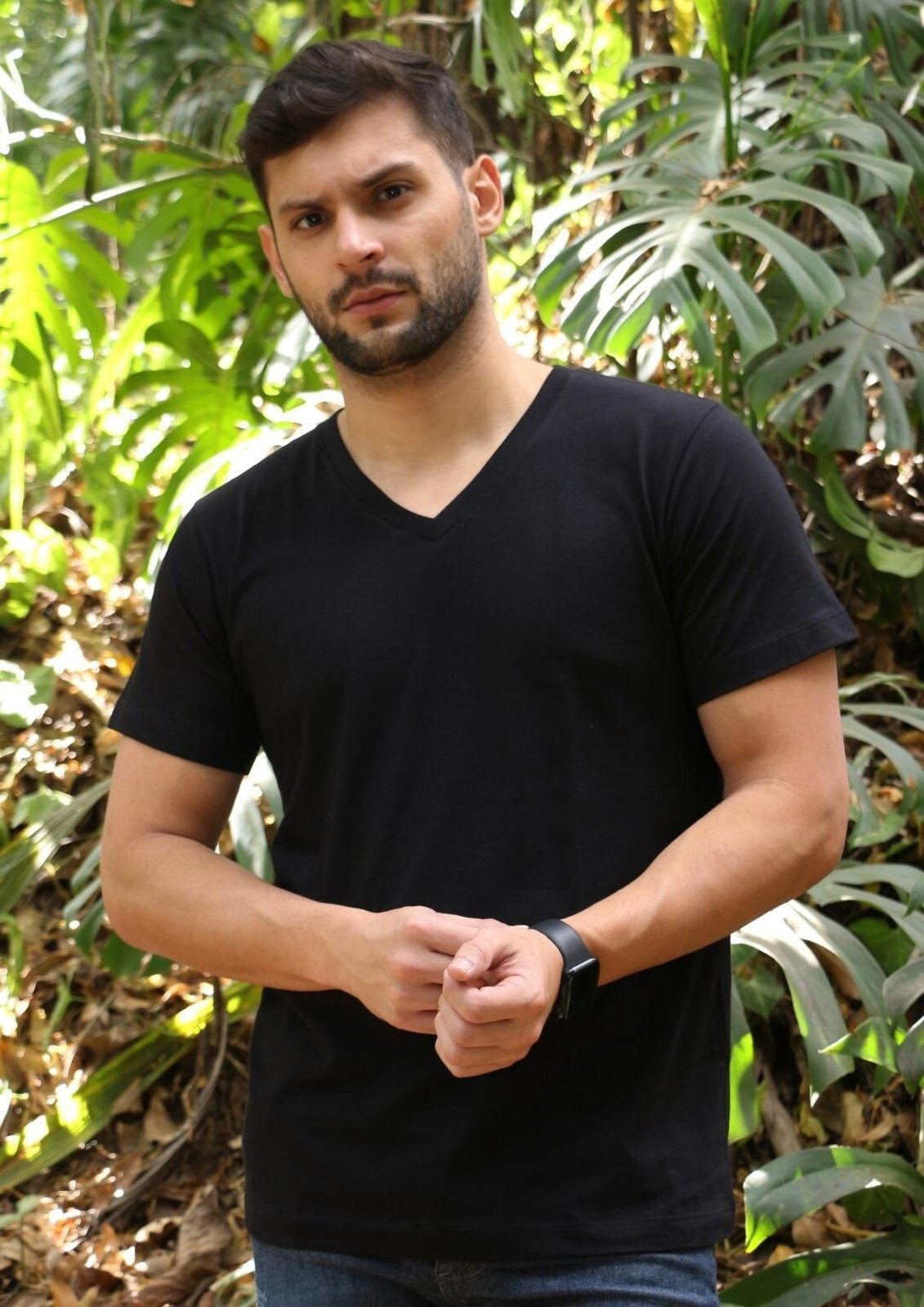 Camiseta Masculina Básica | Pau a Pique Preto